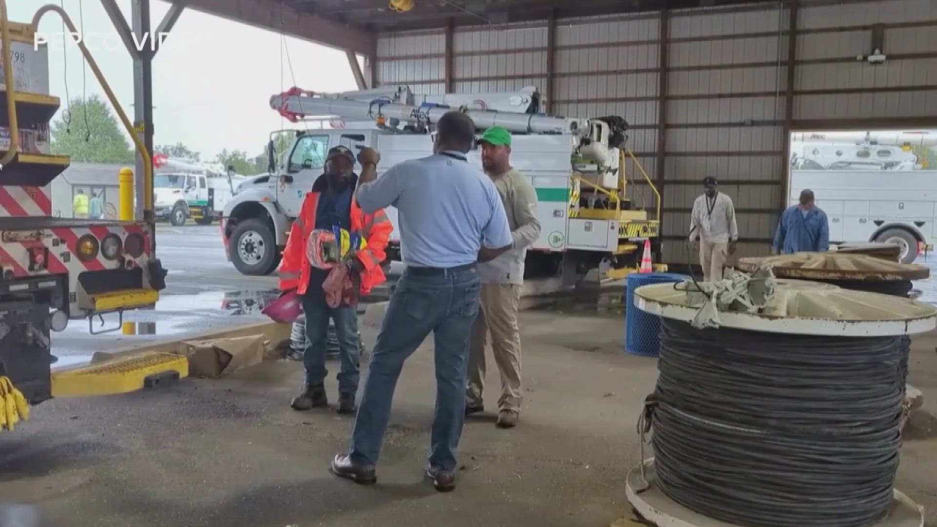 Scott Broom spoke with power companies who are watching our weather... but also heading south to help in the aftermath of Helene.