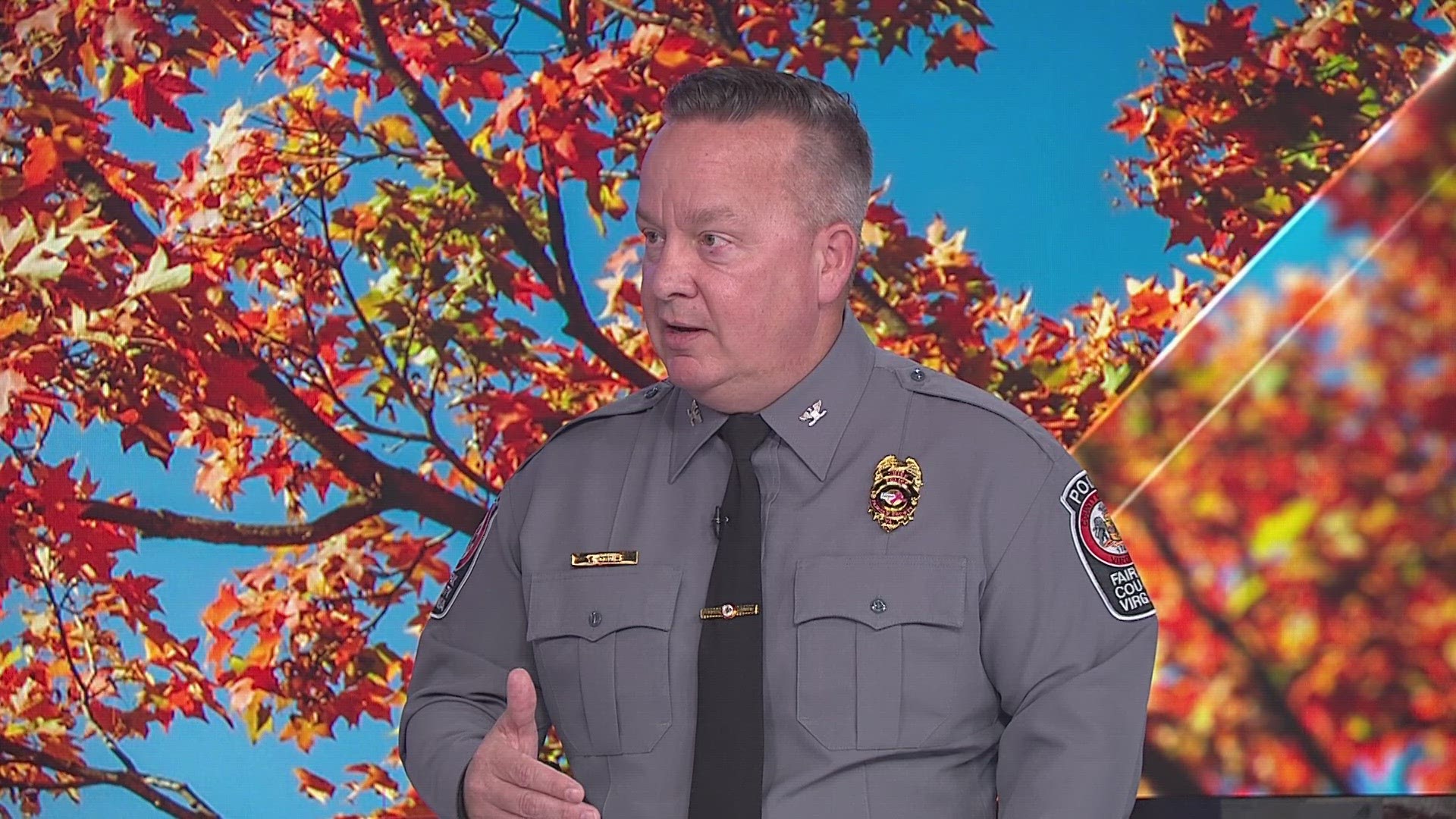 WE WELCOME IN FAIRFAX COUNTY POLICE CHIEF KEVIN DAVIS TO DISCUSS A FEW RECENT SAFETY ISSUES.