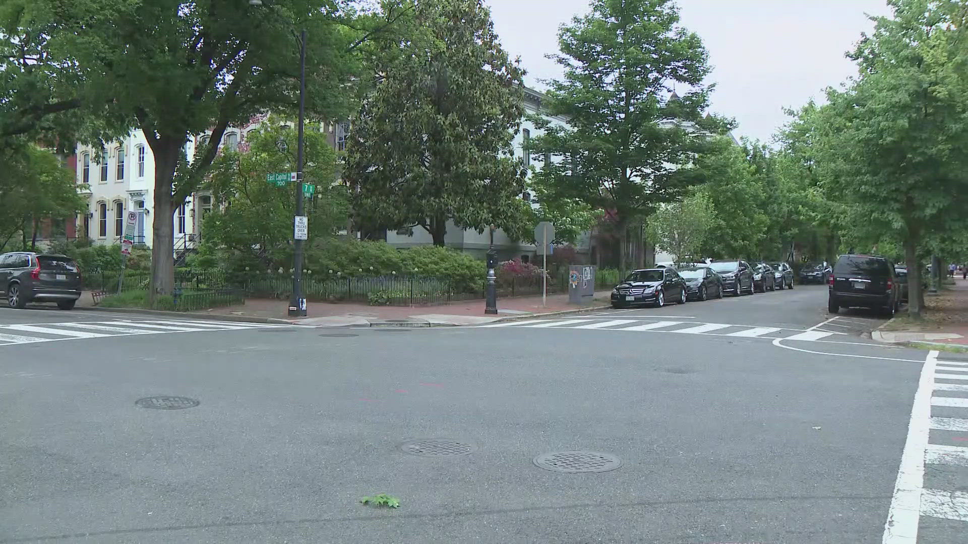 DC Police are looking for the person responsible for carjacking an SUV with a crew inside delivering newspapers in Capitol Hill Wednesday morning.