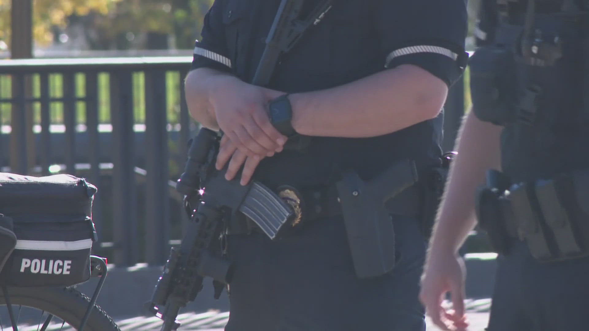 U.S. Capitol Police said they arrested a man with a torch lighter and a flare gun who attempted to enter the Capitol Visitor Center on Tuesday.