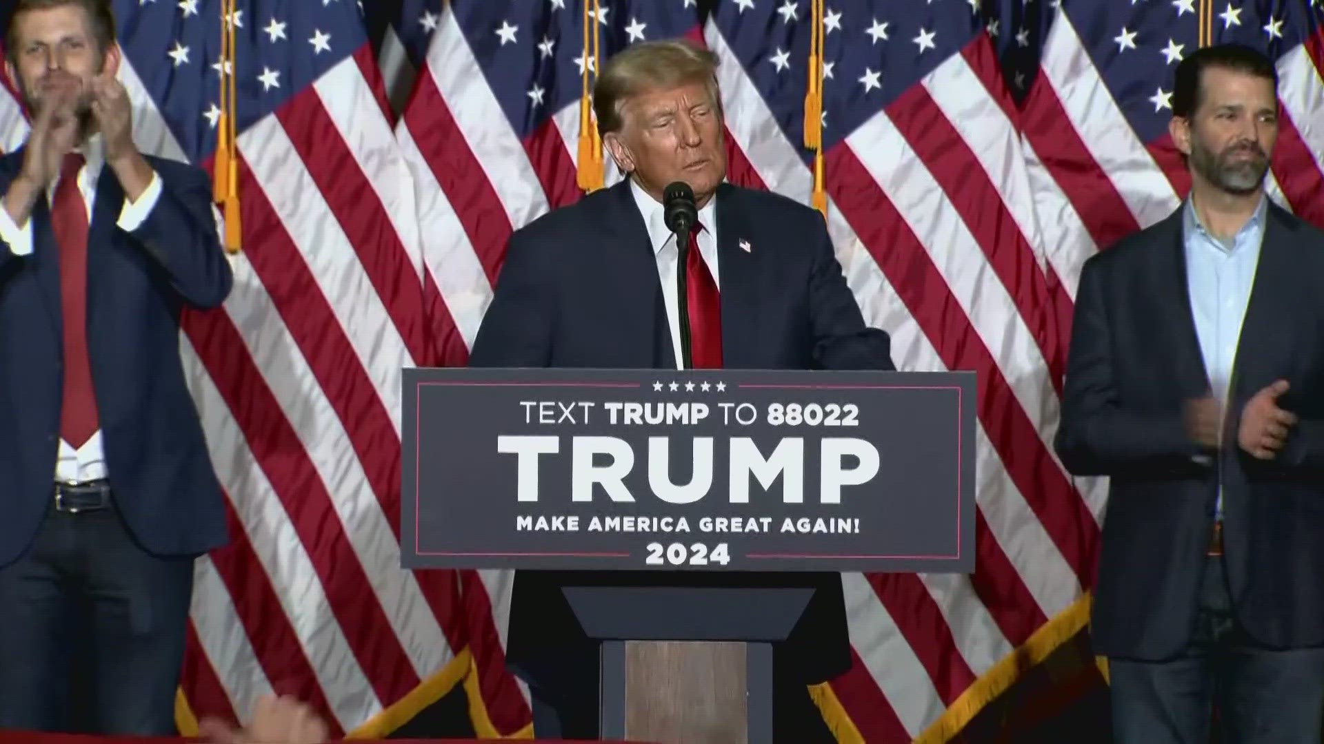 Trump wins historic landslide victory in Iowa Caucus