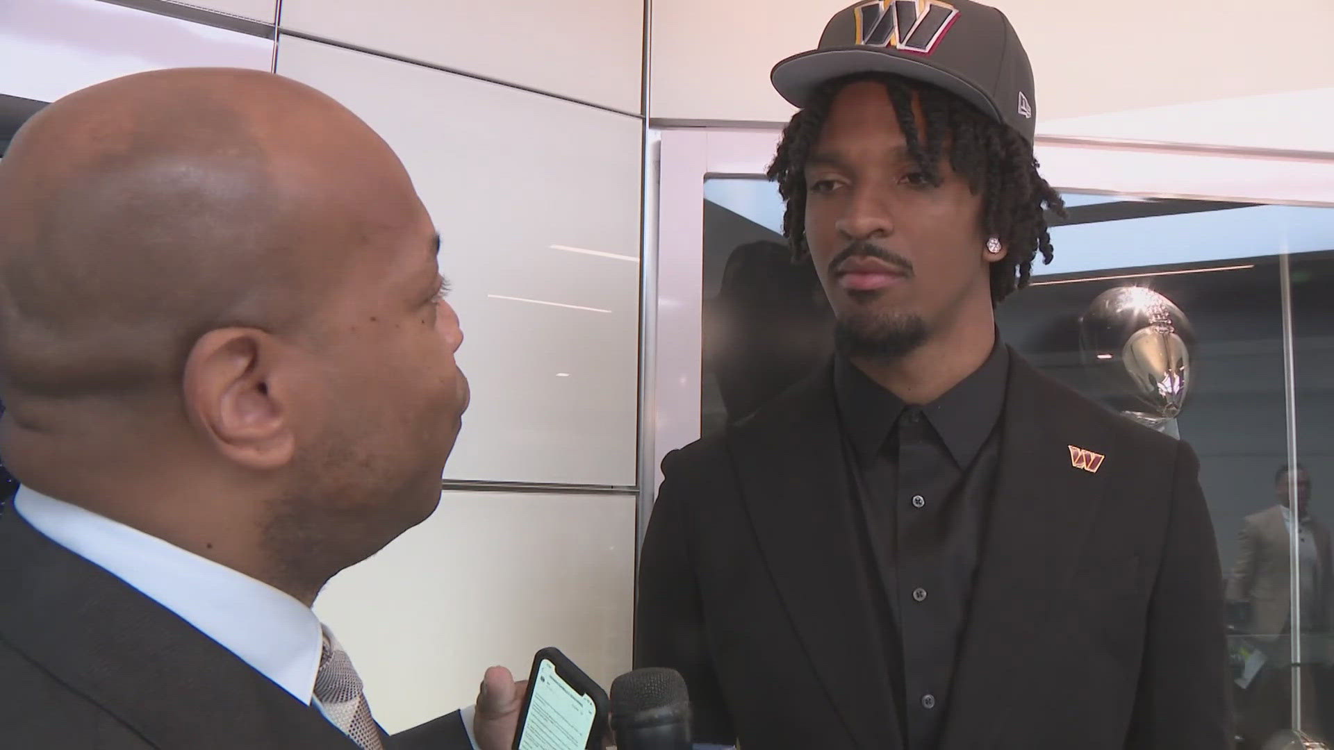 Right after that news conference -- Daniels sat down for an interview with our Desmond Purnell.  He was the ONLY local sports reporter -- to get that interview.