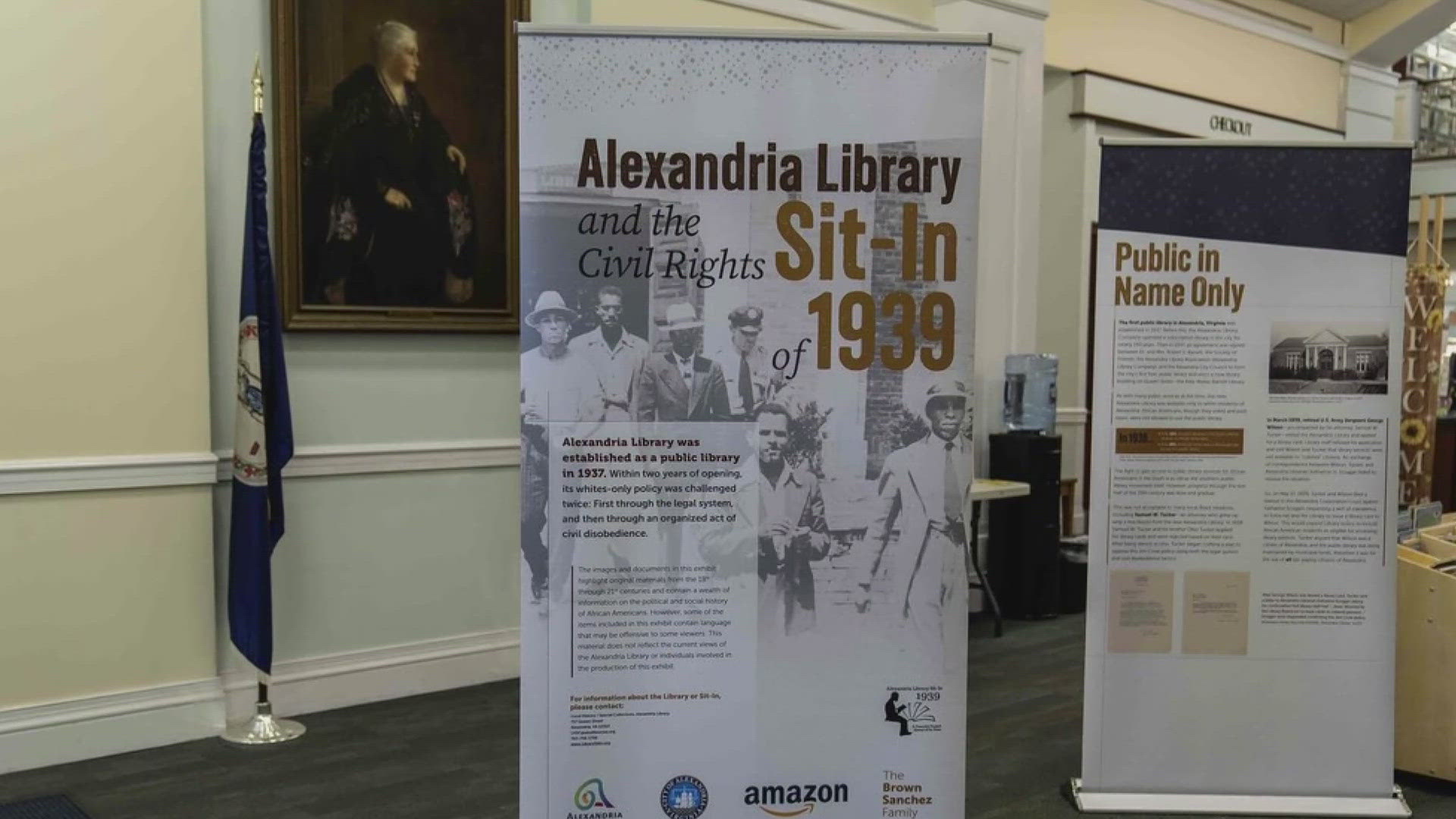 The money will go to digitizing records of an early sit-in at the Alexandria library 85 years ago.