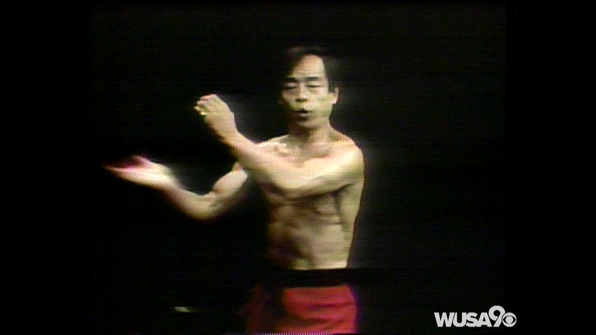 This is a file story from 1993 featuring Tae Kwon Do Grandmaster Jhoon Rhee and his children talking about the famous 'Nobody bothers me' commercials.