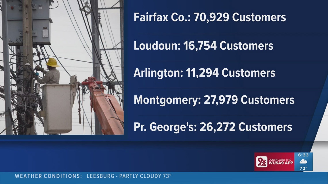 Power outages across the DMV | wusa9.com
