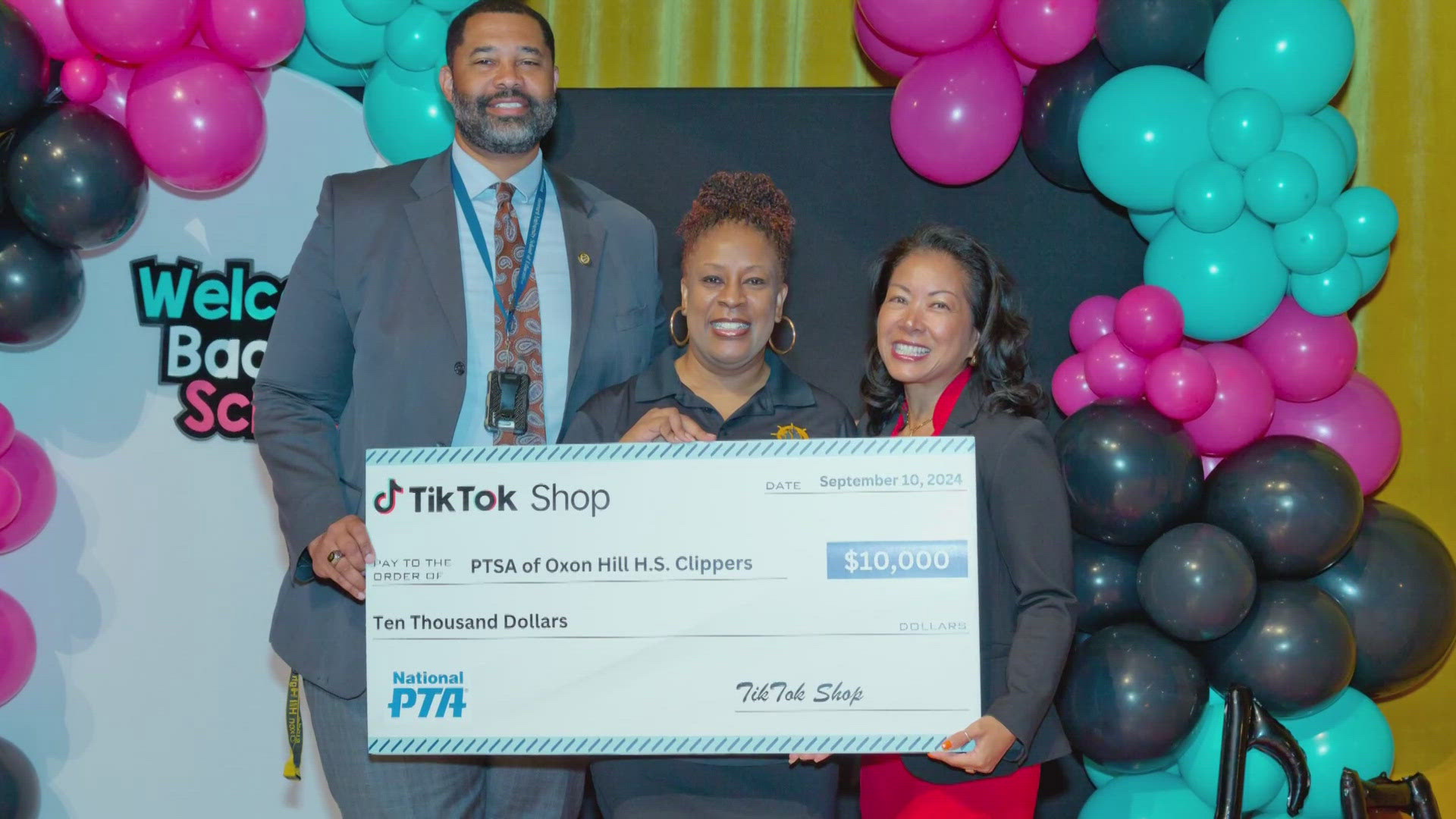 Oxon Hill High School is one of many schools across the country that received a donation.