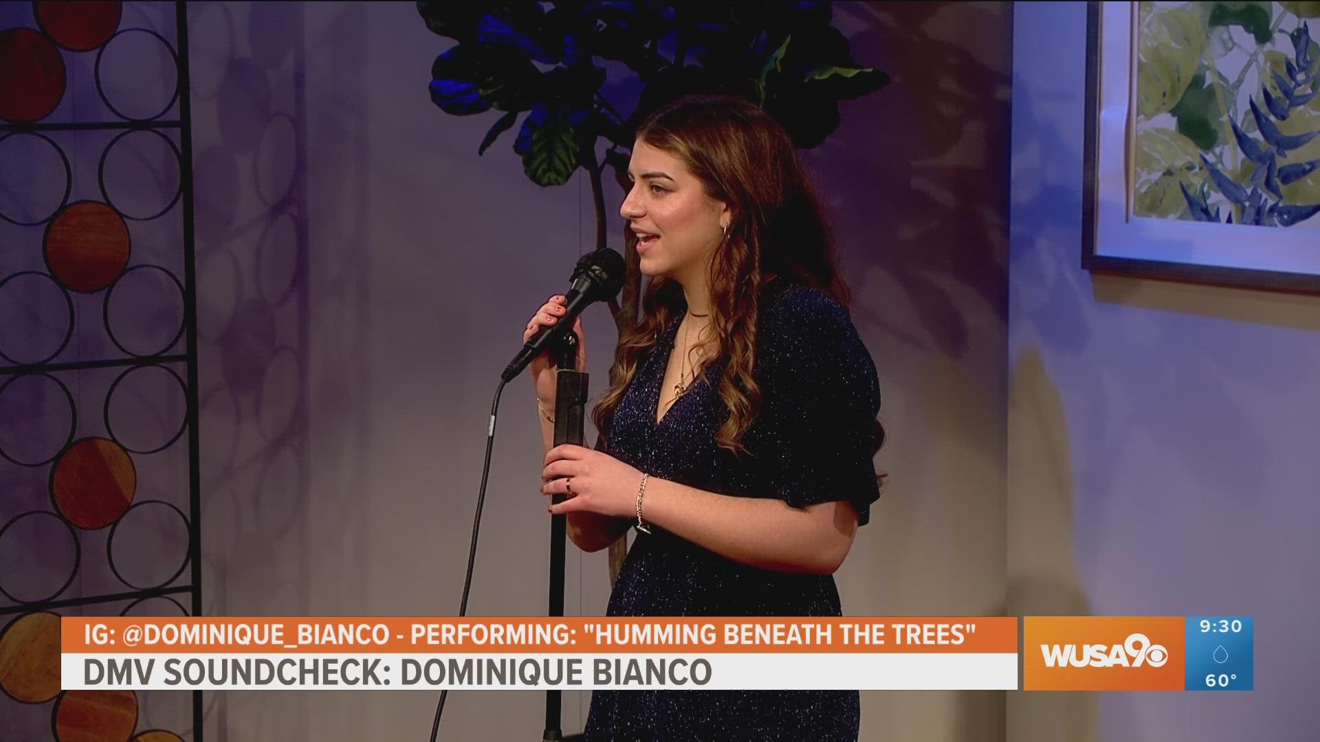 Meet one of the finalists of this year's WAMMIE Awards, Jazz Vocalist Dominique Bianco. In today's DMV Soundcheck, she's performing 'Humming Beneath the Trees.'