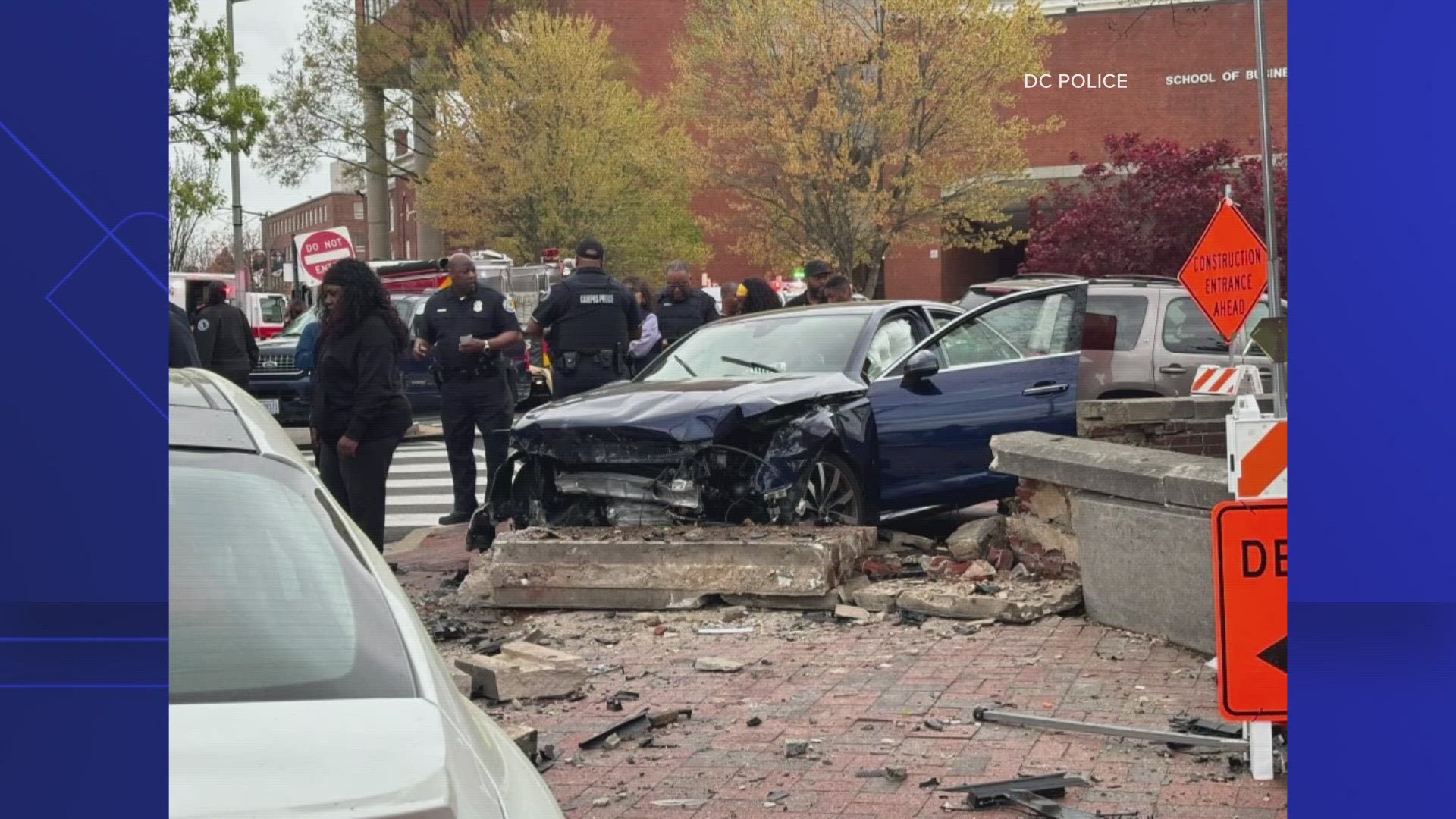 According to the Metropolitan Police Department, the crash happened shortly after 3:30 p.m. on Thursday, April 11.