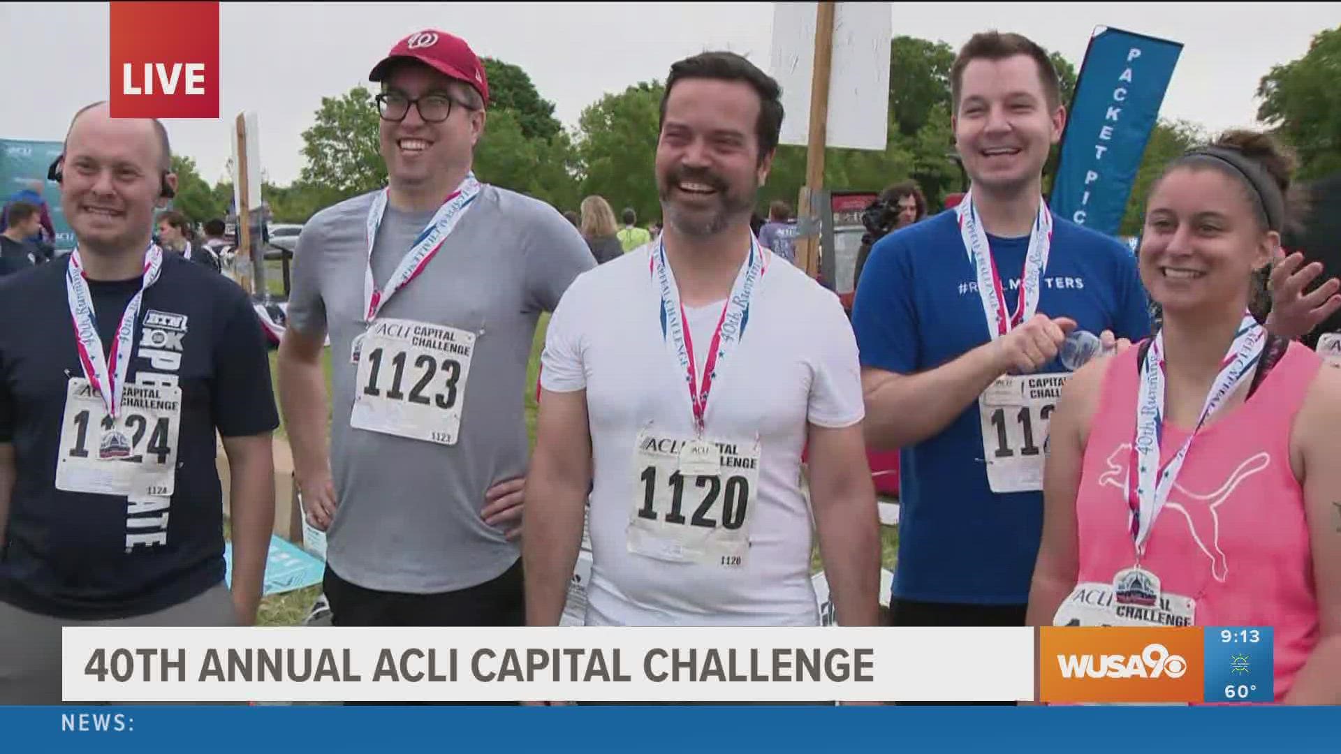 Team WUSA9 competed in the ACLI Capital Challenge, a three mile road race exclusive for members of the three branches of government and the media.