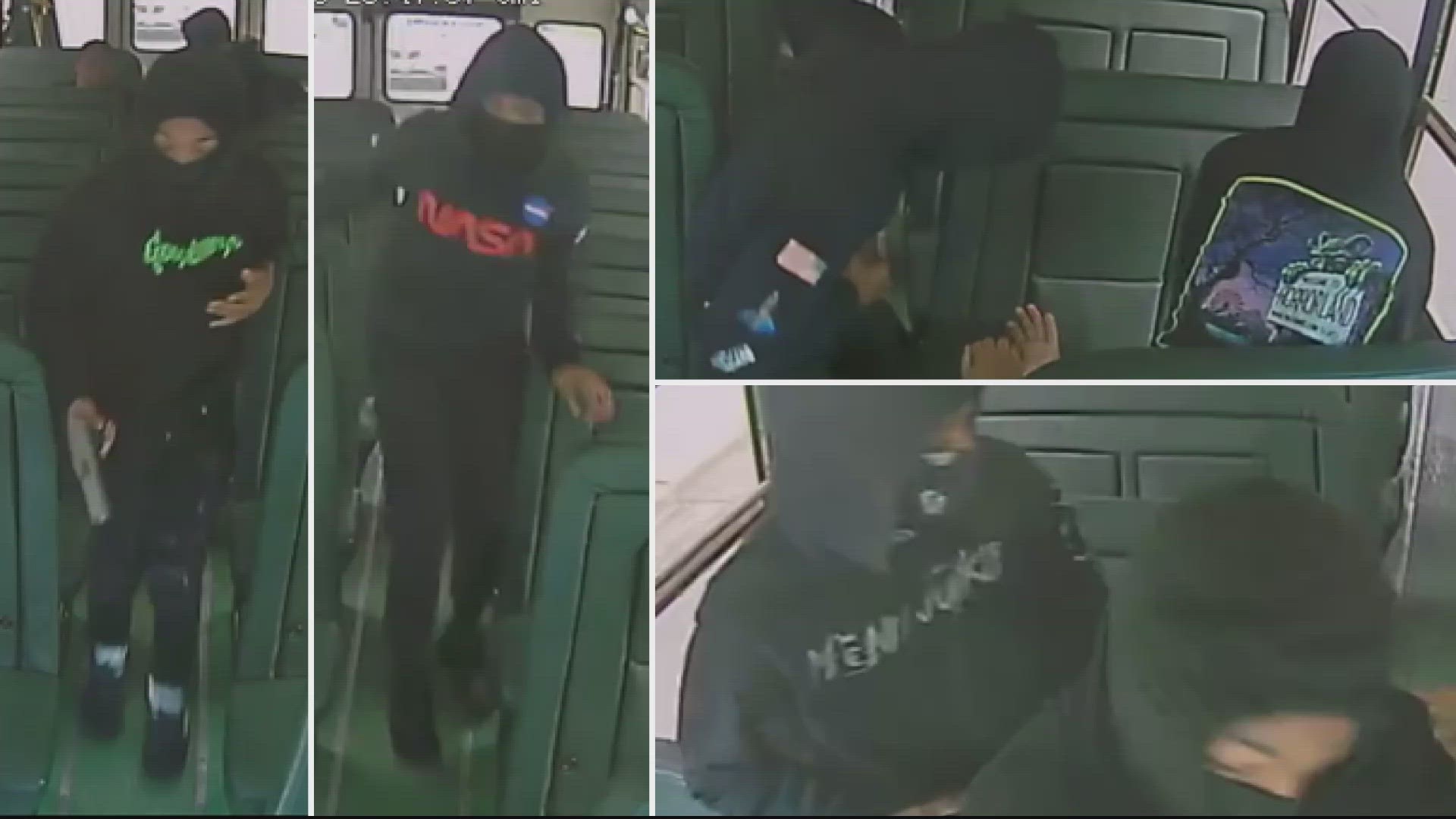 Prince George's County Police tell us they arrested 2 teens - accused of trying to kill a 14-year-old boy on a bus. You can see it all going down in this video.