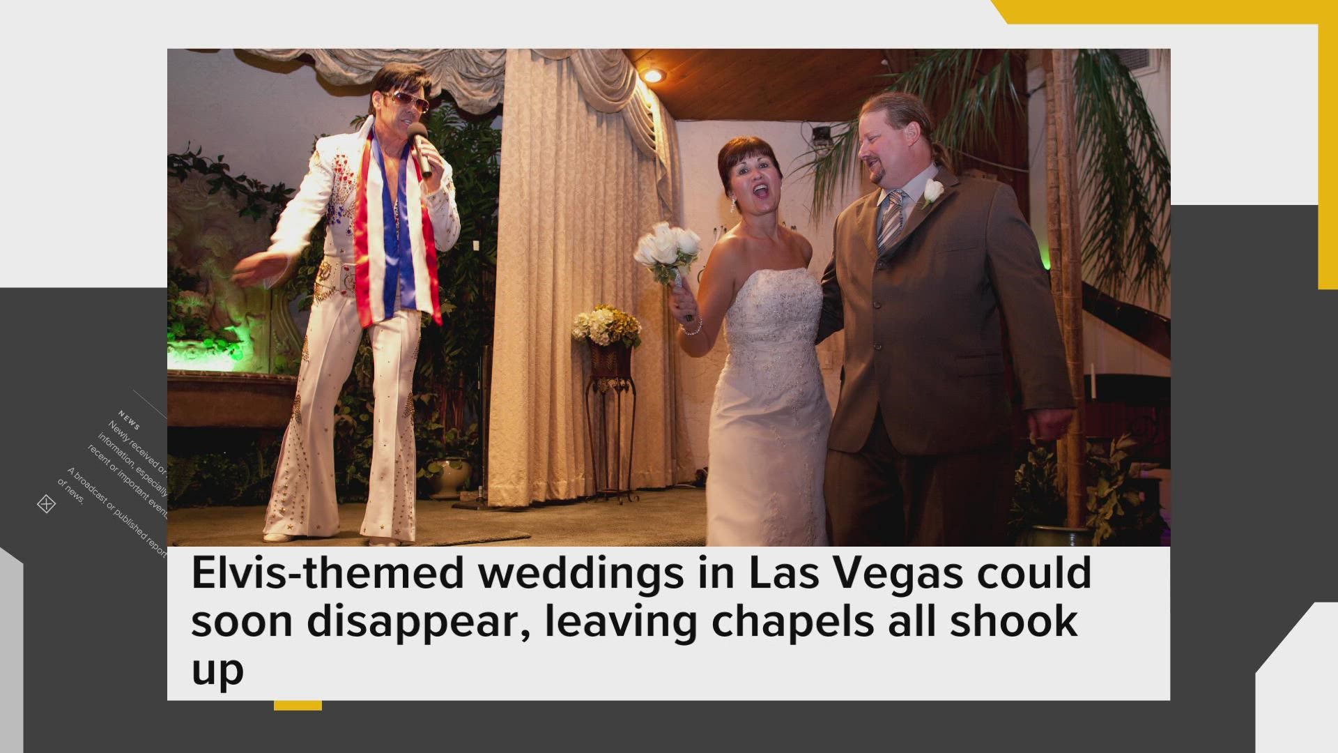 Company to Las Vegas chapels: No more Elvis-themed weddings