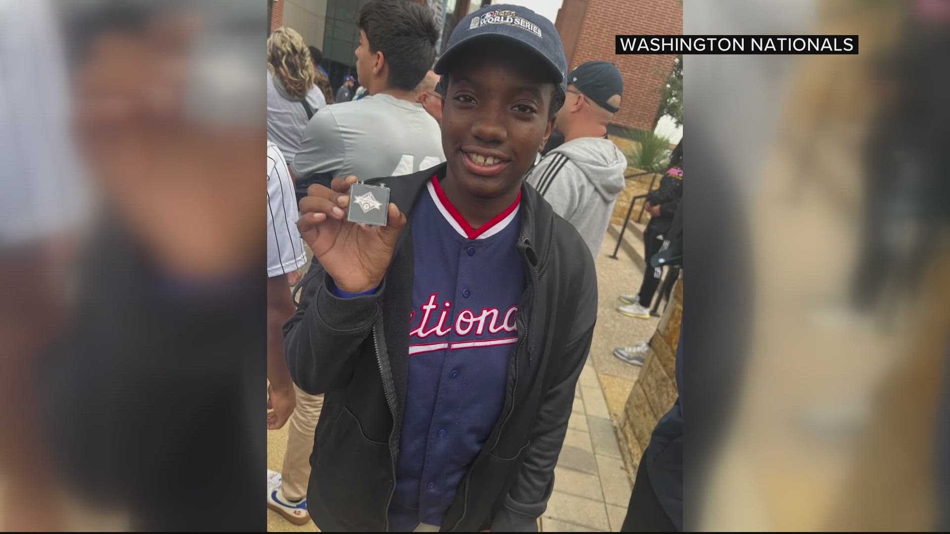 Here's why one DC eighth grader was on the field at baseball's biggest stage.