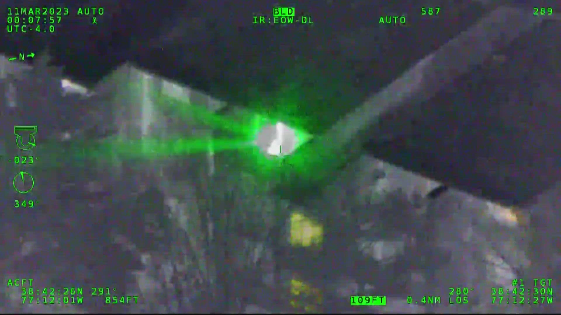 A Virginia man is facing charges after allegedly pointing a laser at a police helicopter in Fairfax County.
