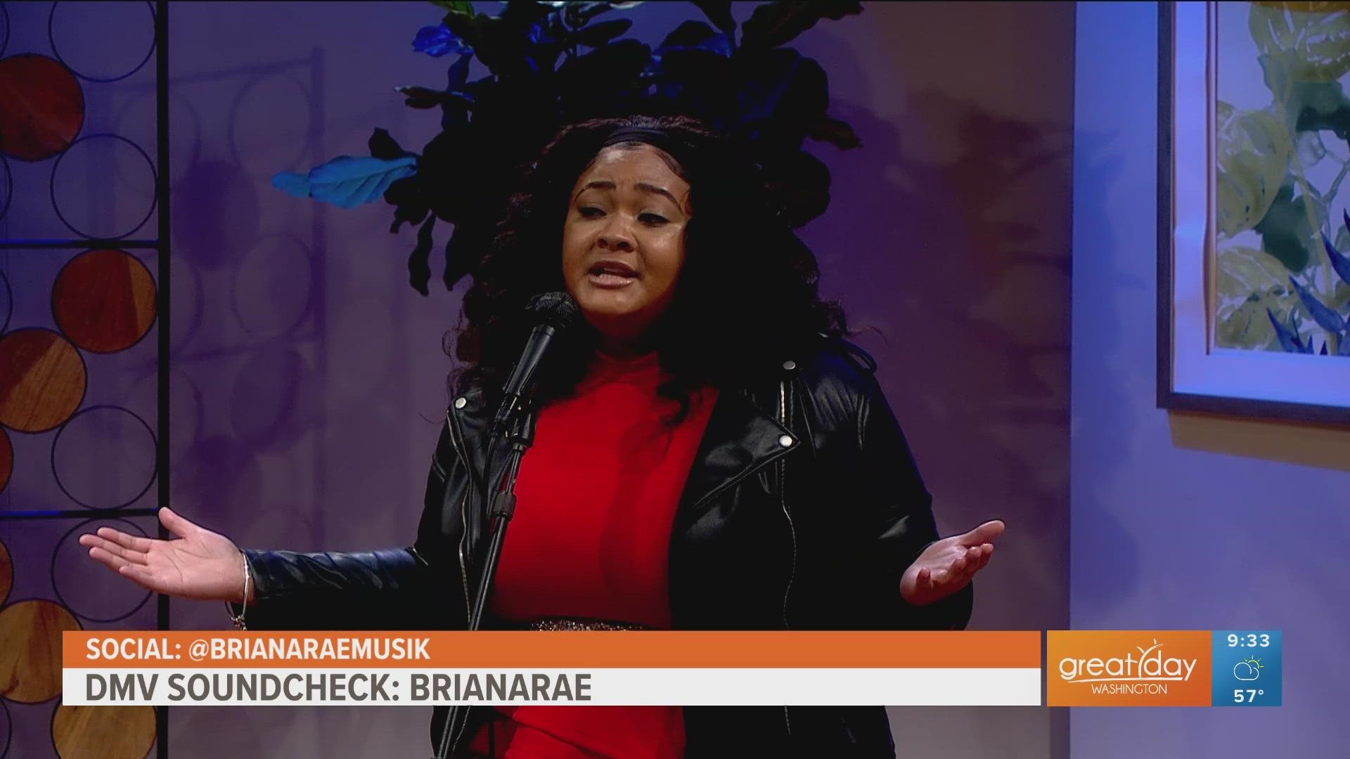 DMV Soundcheck features BrianaRae and her single "You Got Me". Follow her on social media @BrianaRaeMusik.