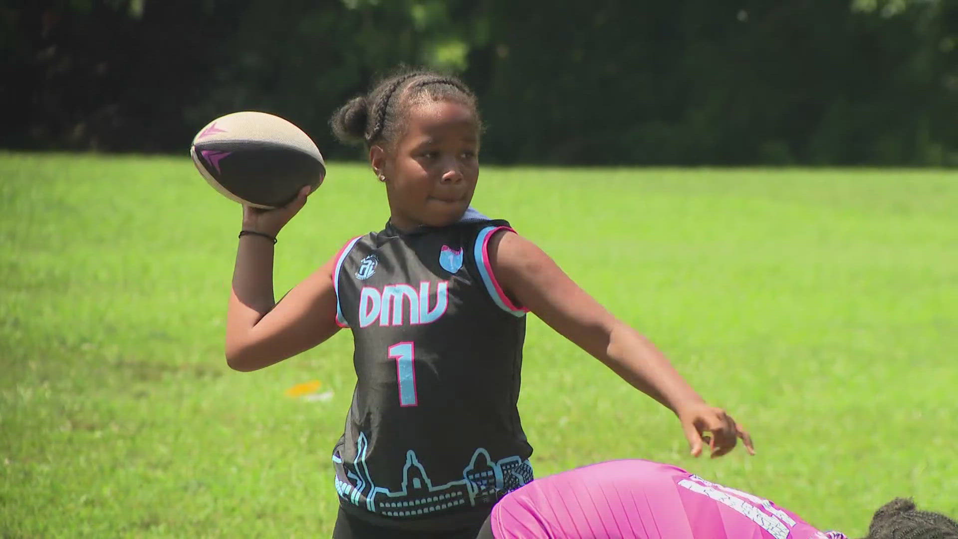 The Washington Commanders are contributing more than $1 million to grow the game of girls flag football in DC, Maryland and Virginia.