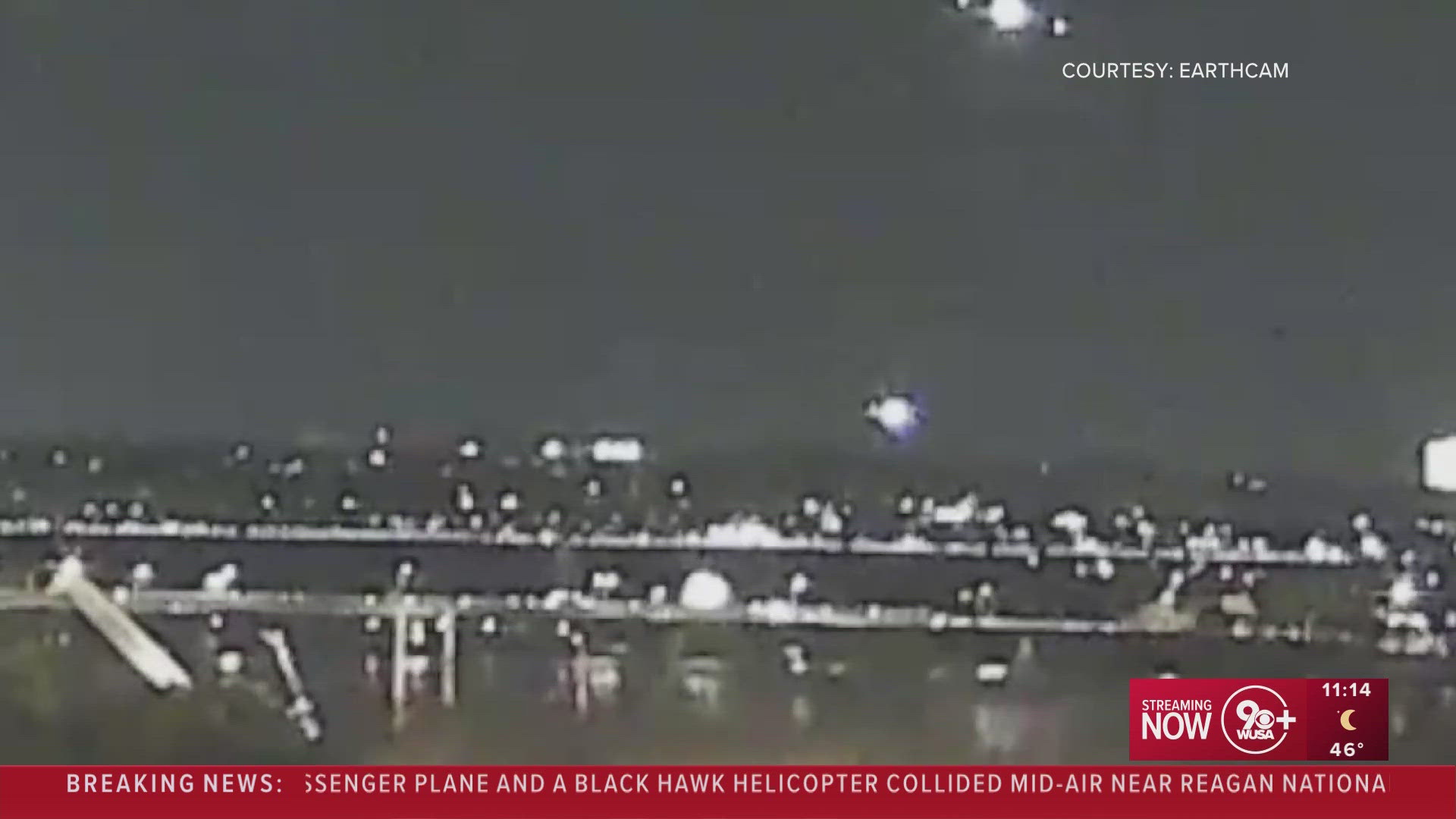 Video shows moment plane collided with Black Hawk helicopter | wusa9.com
