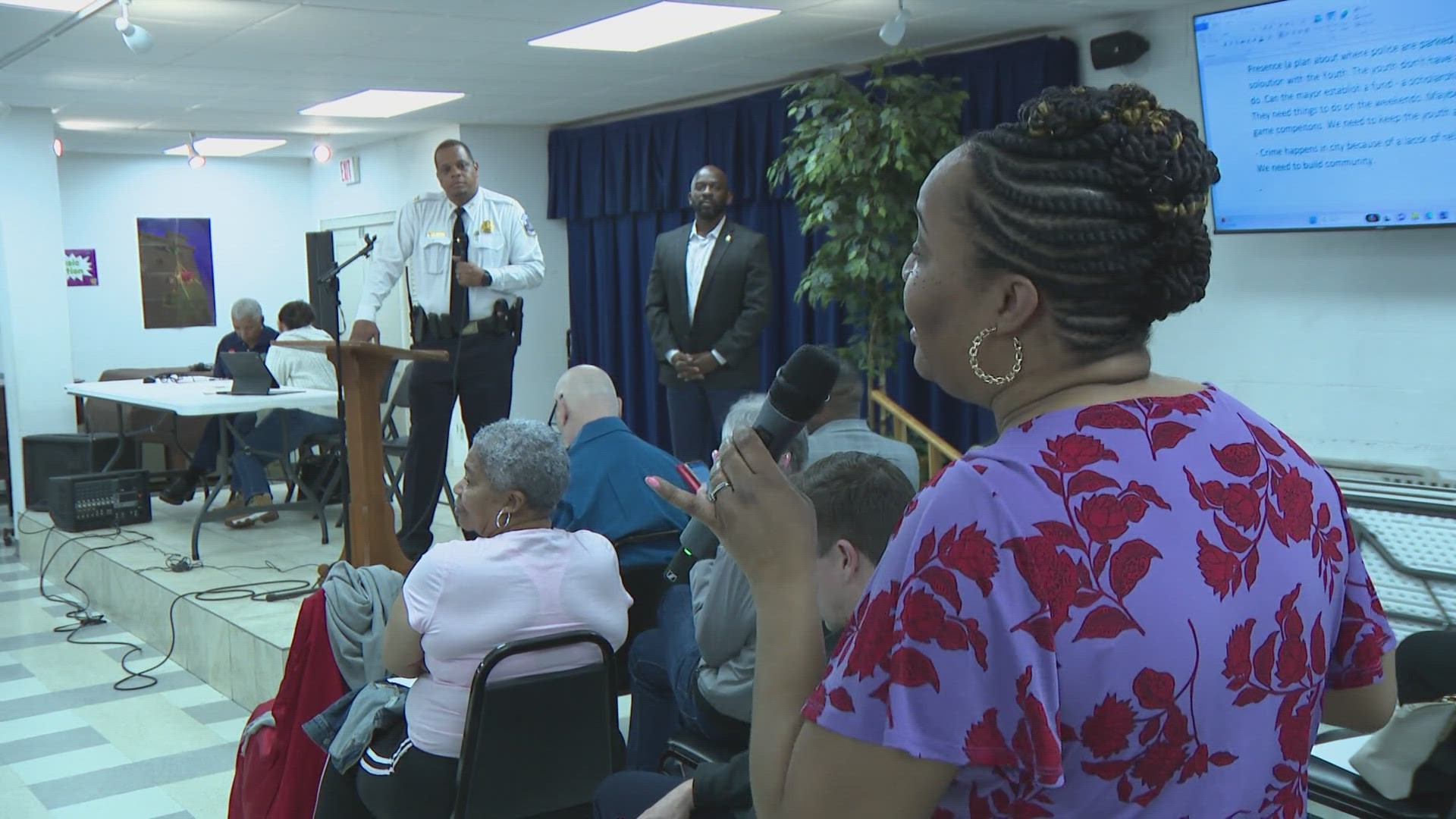 More than 70 people in Southeast DC came together for an emergency meeting to address crime with the Advisory Neighborhood Commission 7B.