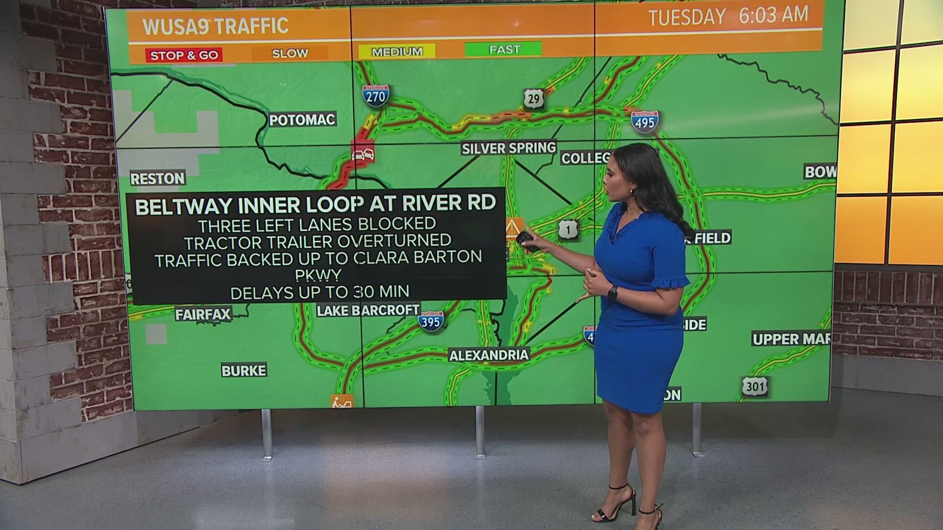 Here's what drivers need to know Tuesday morning.