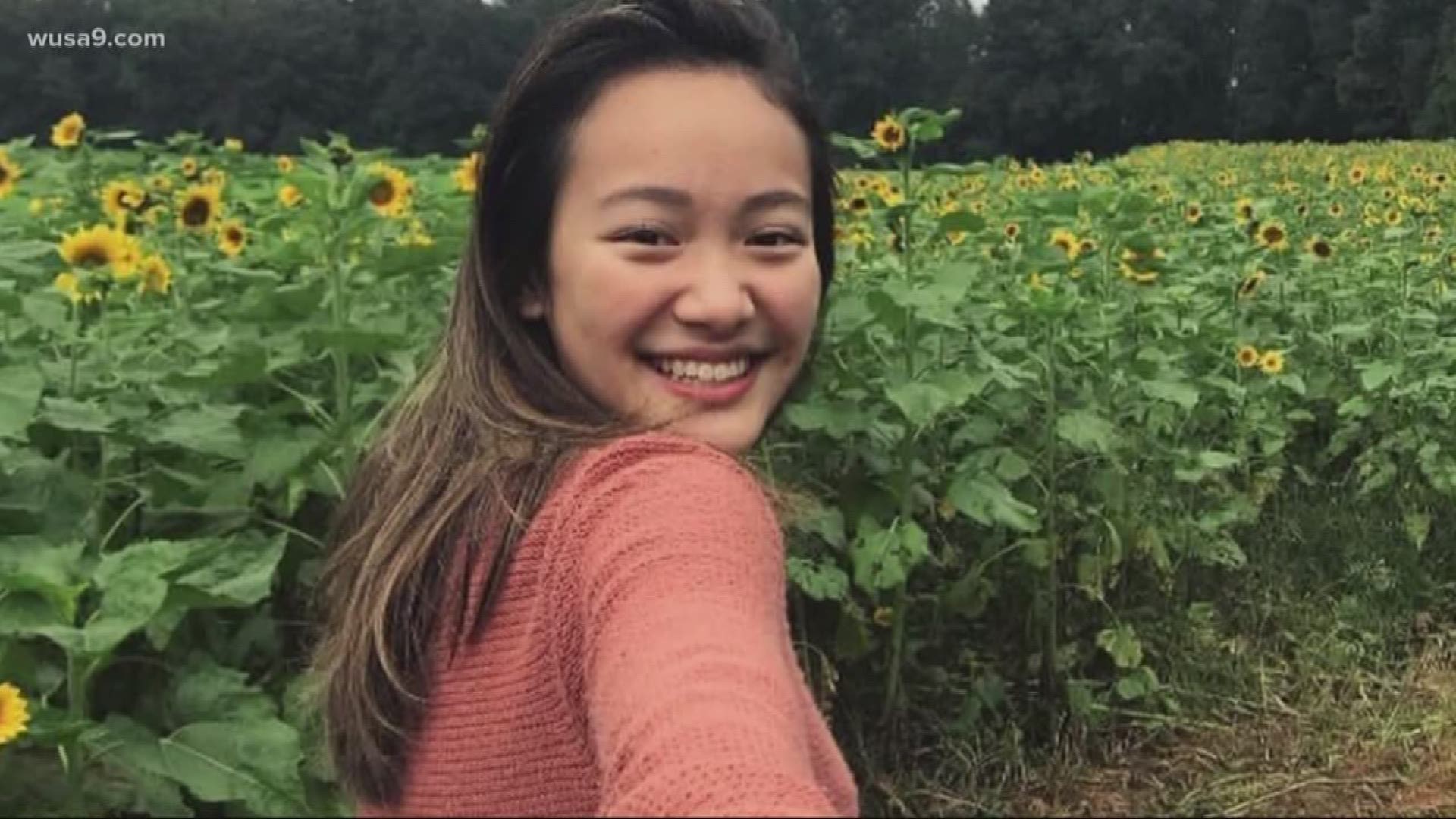 Helen Wang's smile was as bright as the sunflowers she loved so much. Her friends say they can't remember a time where they ever saw her sad or upset.

"She was everybody's favorite person," said her friend and Colonial Forge High School classmate, Rebecca Chung.
