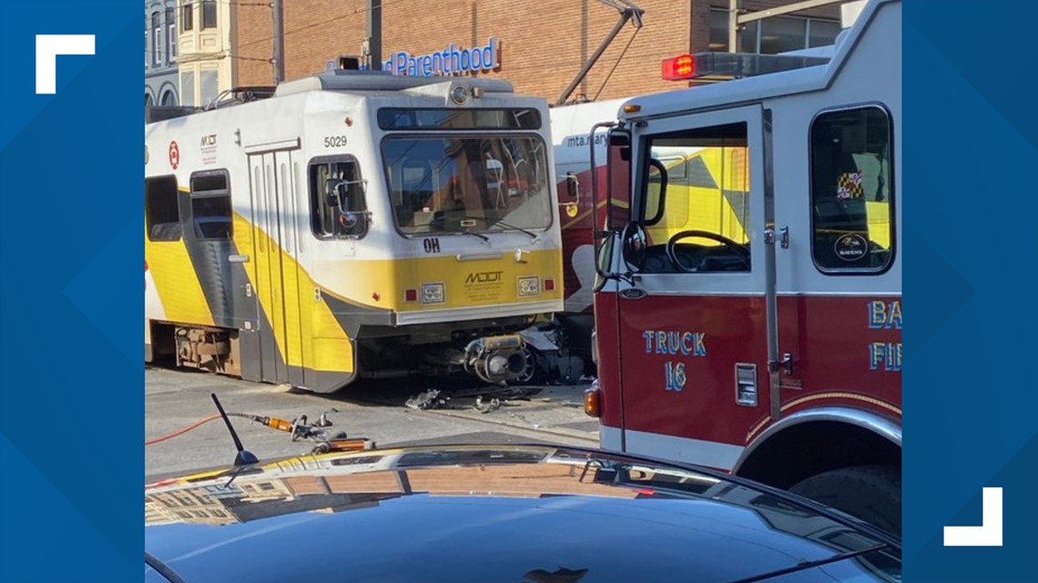 MTA Light Rail train crash kills woman in Baltimore | wusa9.com