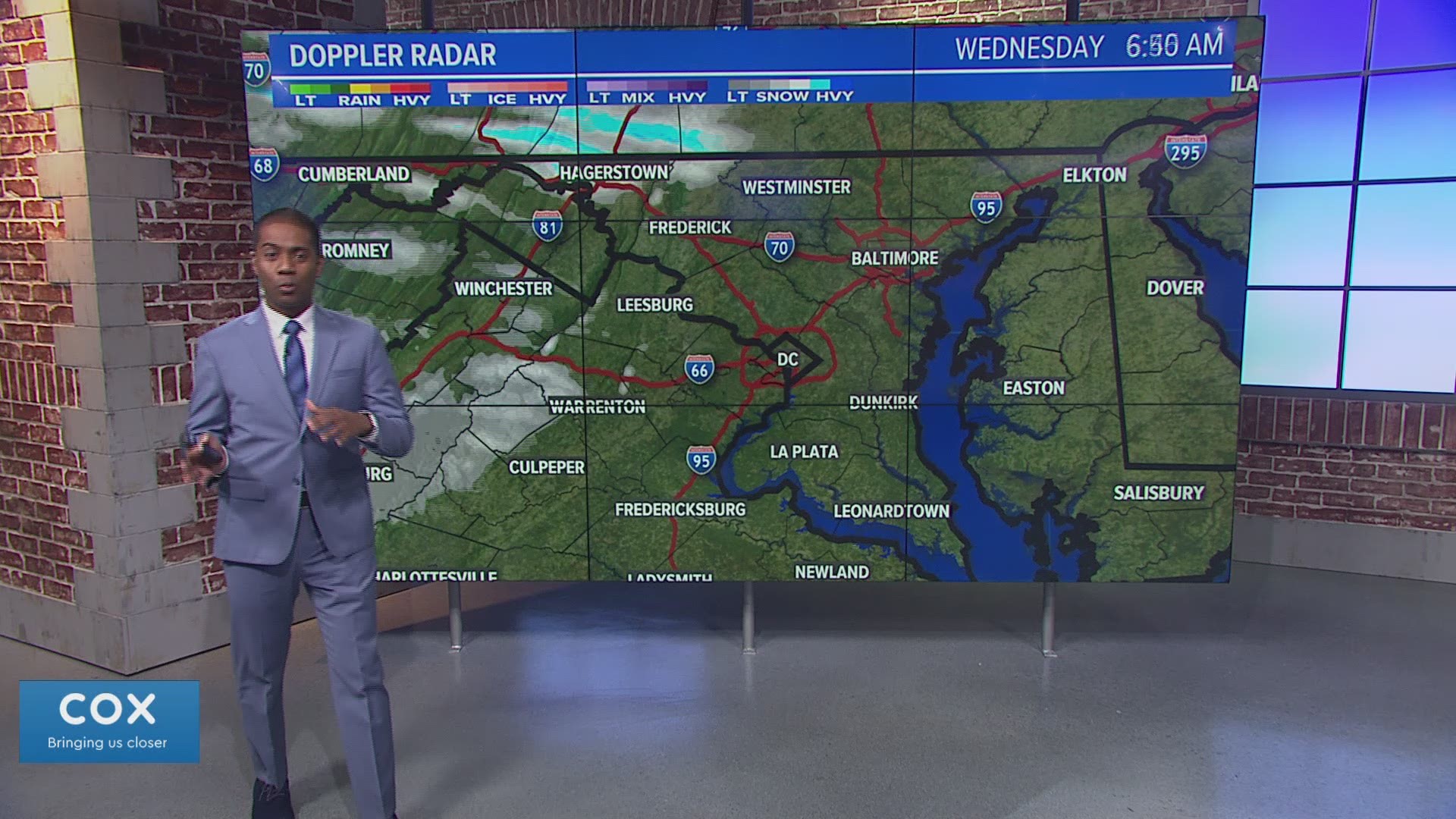 There were snow squalls Wednesday morning in the DMV. Meteorologist Chester Lampkin explains what they are and what a Snow Squall Warning means.