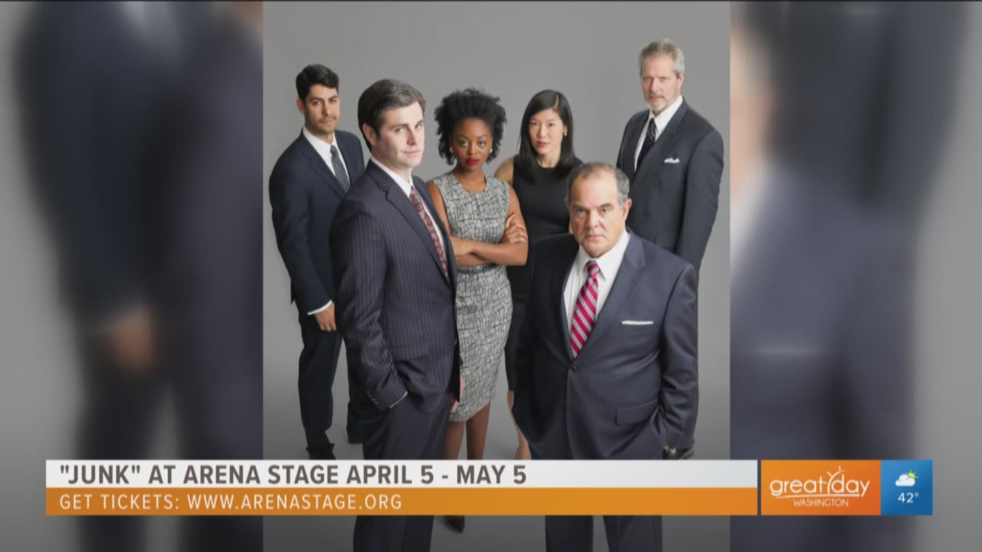 Pulitzer-prize winning playwright Ayad Akhtar brings his new play "Junk" to Arena Stage April 5th -May 5th. Actors Thomas Keegen and Nancy Sun share their take on the play that brings Wall Street to life. To get tickets go to www.ArenaStage.org