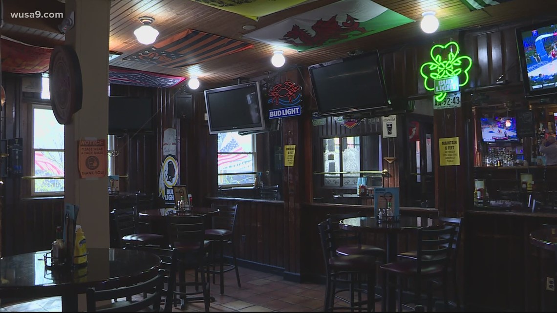 MD, DC bars and restaurants get shut down order one year ago