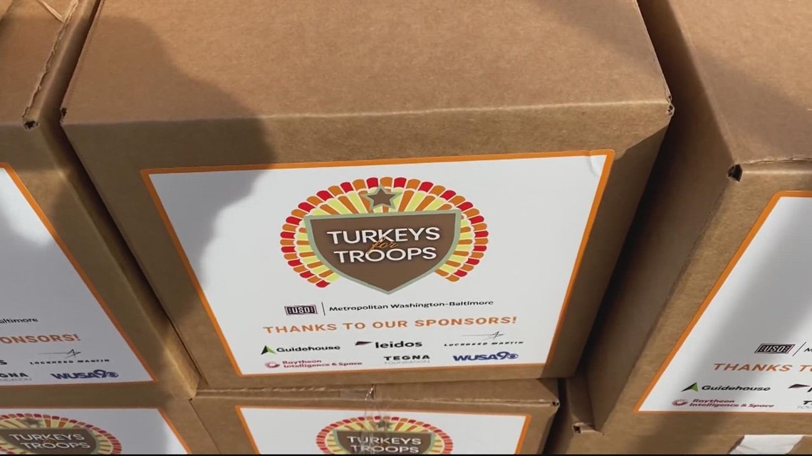 Fort Meade woman cooks Thanksgiving meals for military families | Turkeys for Troops