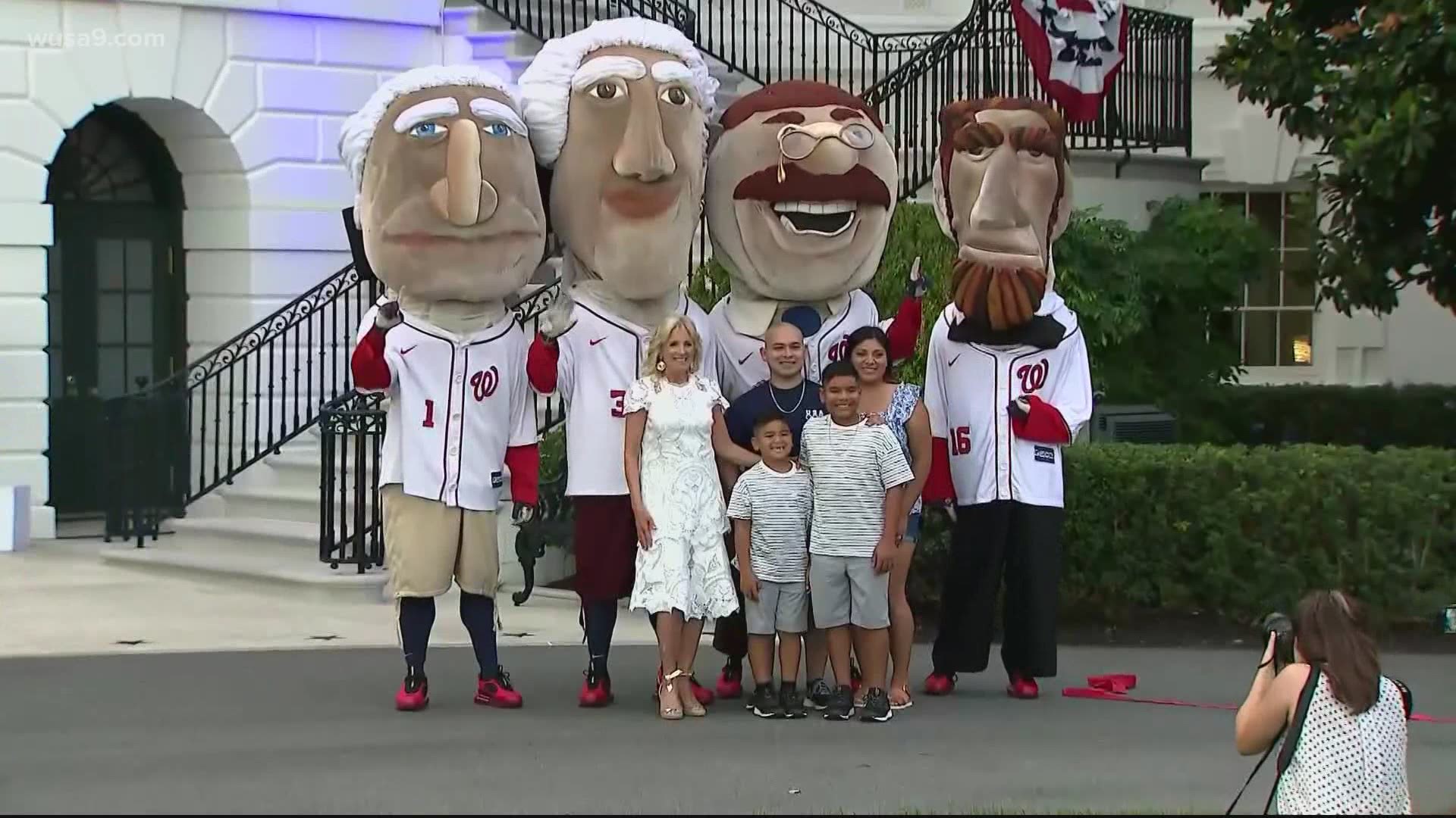 Nationals' Racing Presidents join President Biden for 4th of July  celebration