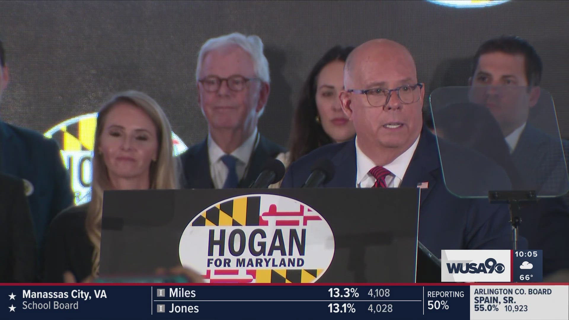 Larry Hogan just spoke to voters and conceded to Angela Alsobrooks. 'We must move beyond,' said Logan.