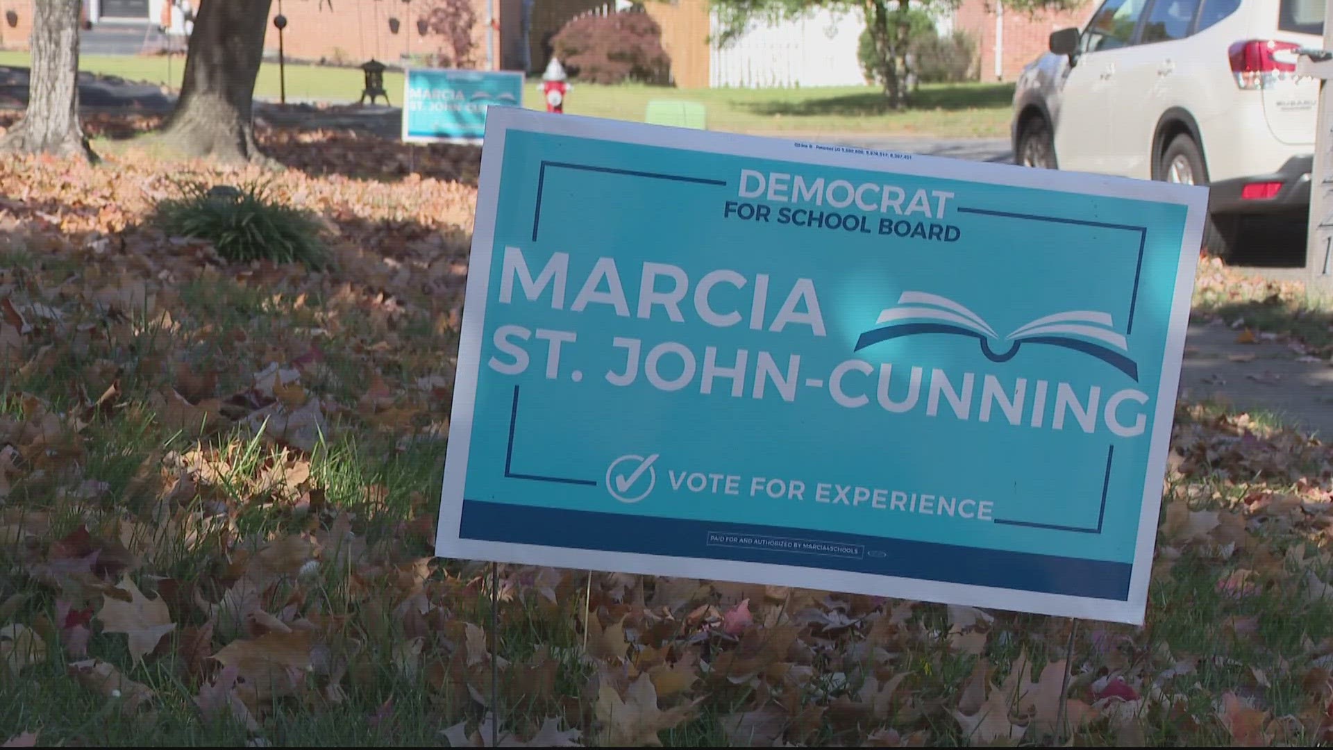 The petition claimed Marcia St. John-Cunning didn't witness each signature on her petition forms for candidacy.