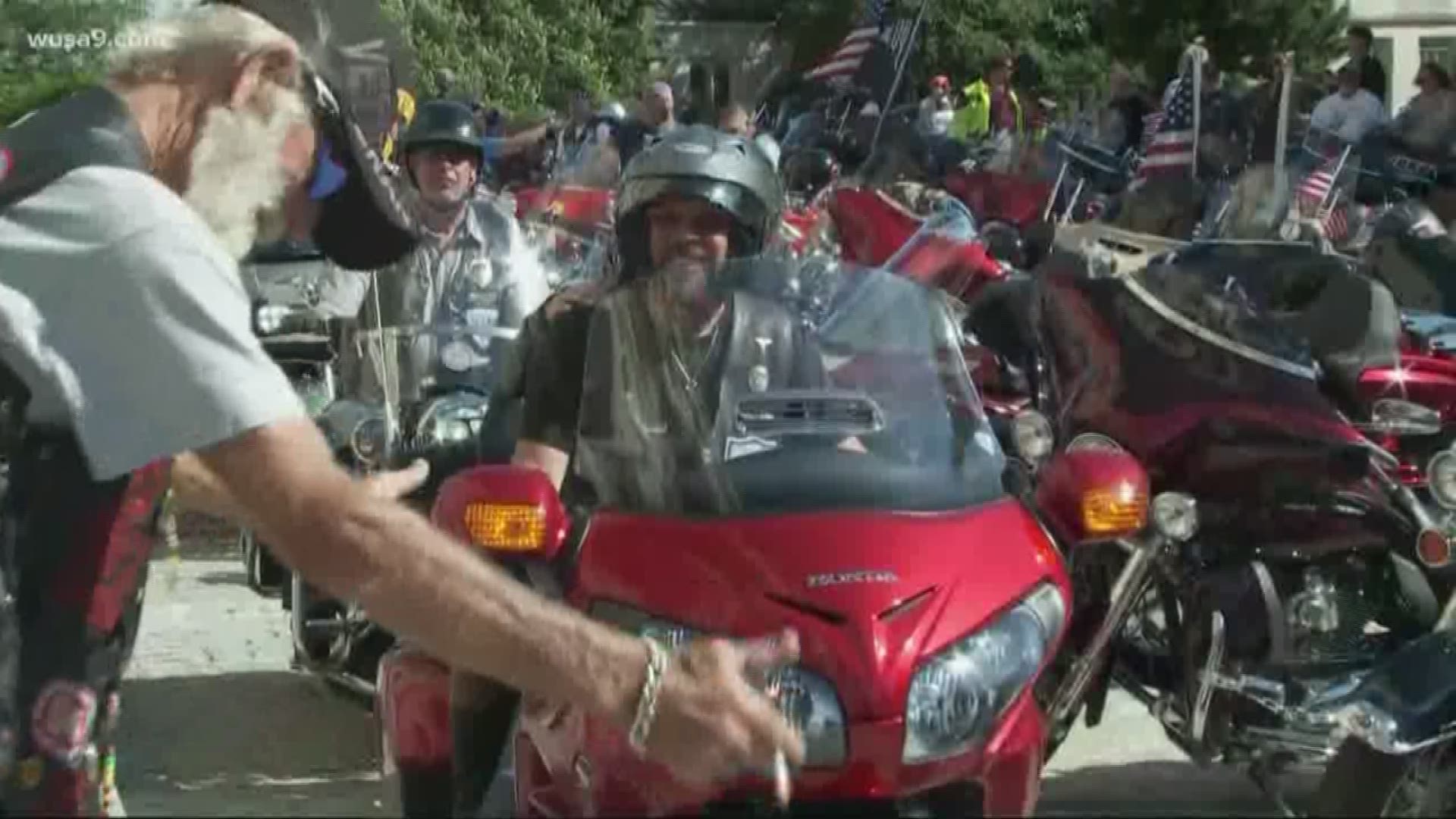 The Washington National Cathedral holds the annual 'Blessing of the Bikes.'