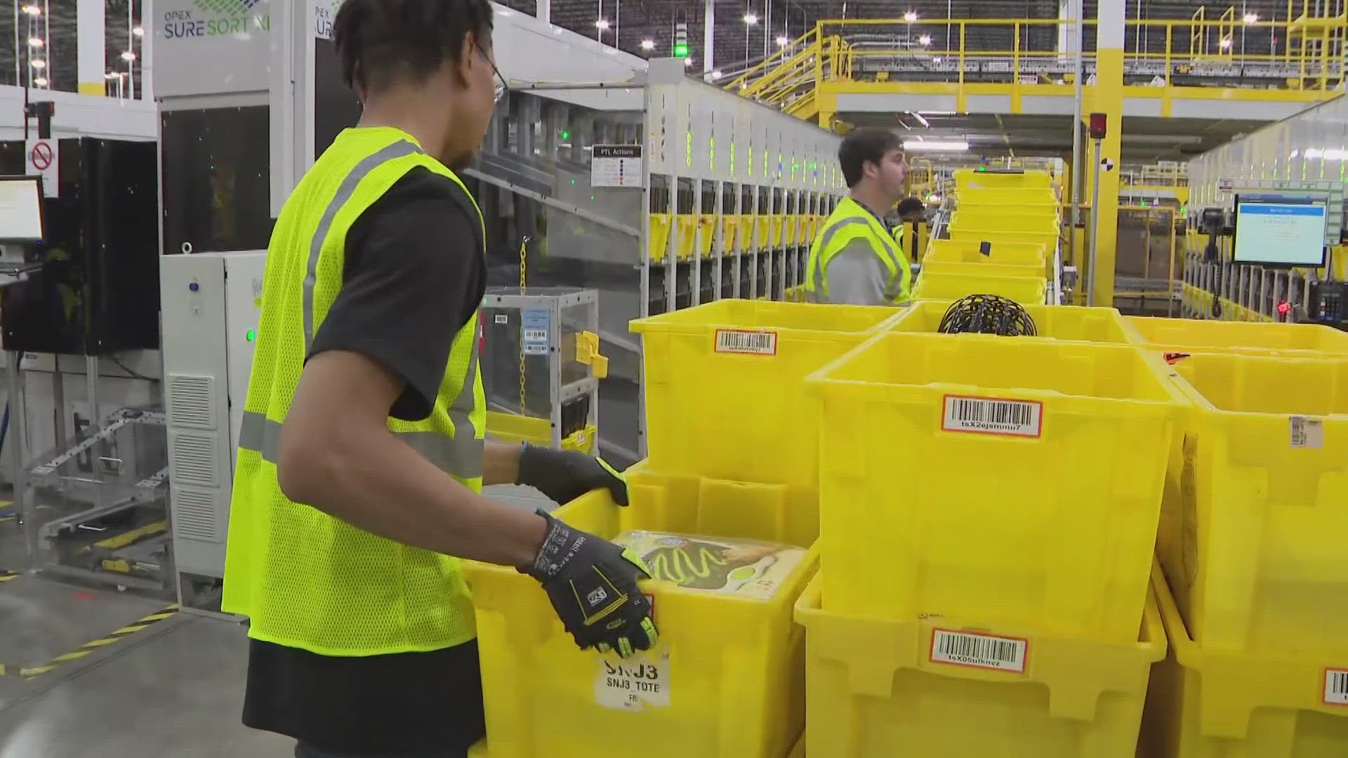 WUSA9 got a sneak peek inside Amazon's newest operations center in Stafford County, Virginia.