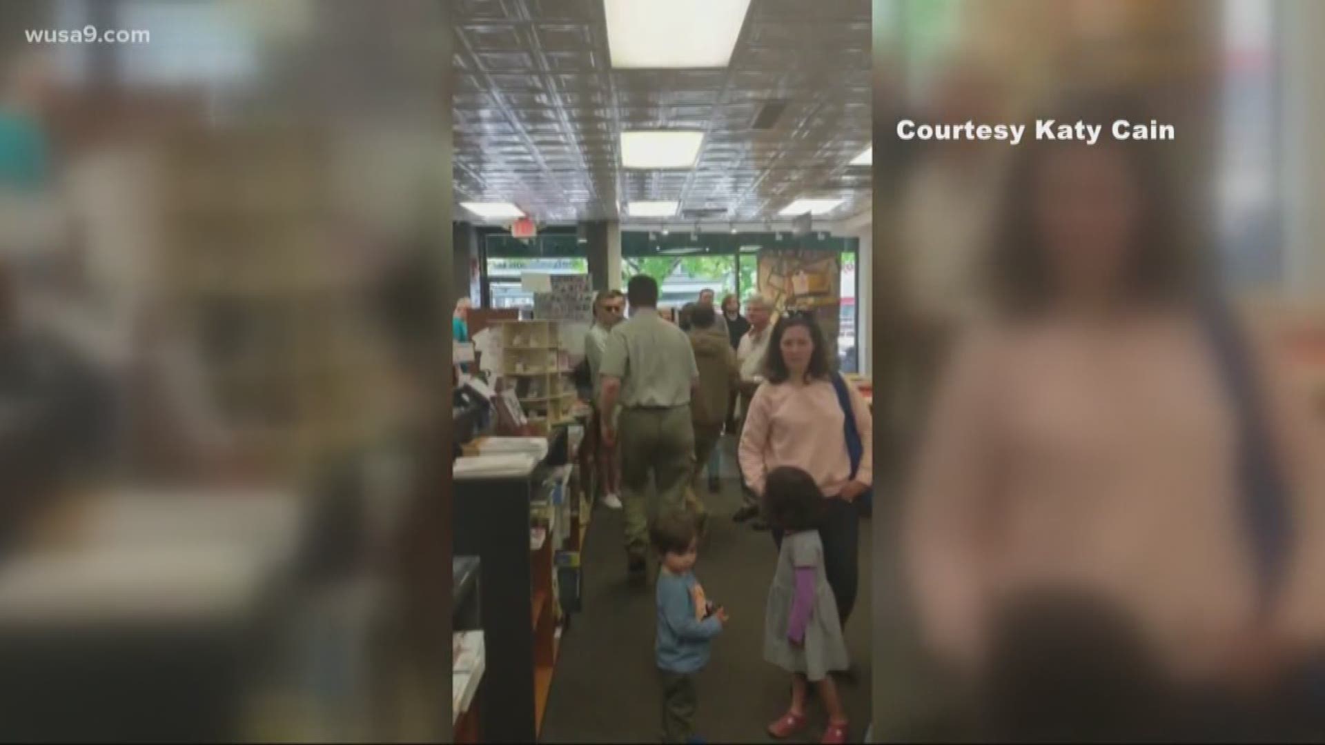 Protestors shouting white power messages disrupt a book talk in a northwest Washington book store. It happened Saturday afternoon at the Politics and Prose bookstore on Connecticut Avenue. The incident was captured on cell phone video.