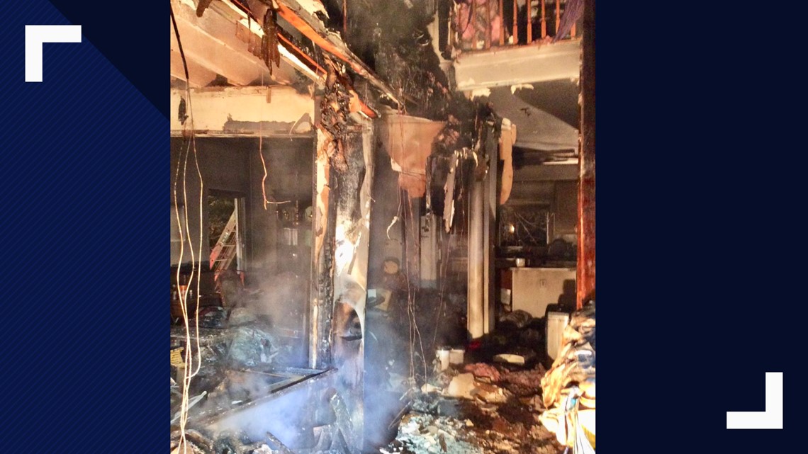 Firefighter Falls Through Floor While Battling Germantown House Fire ...