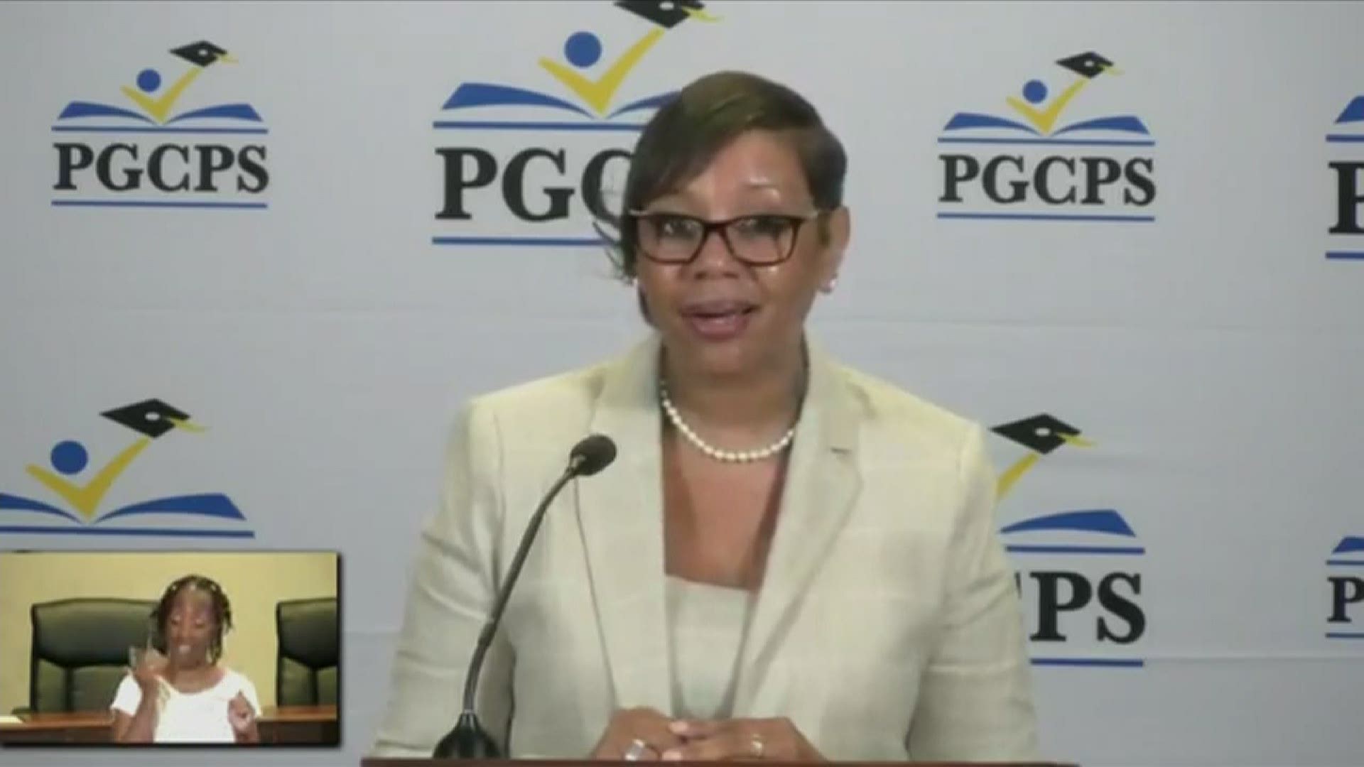 Prince George's County Schools Chief Executive Officer Dr. Monica Goldson announced that the school system will continue distance learning for the 2020-2021 academic