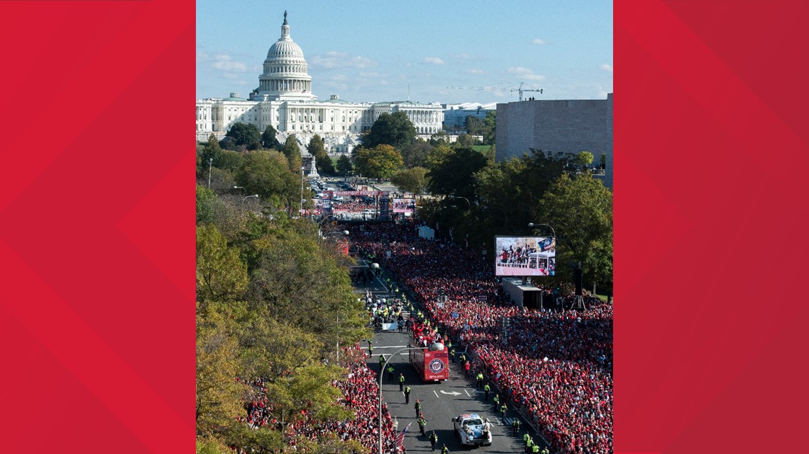 Washington Nationals World Series Parade: Route Map, Schedule & More -  Thrillist