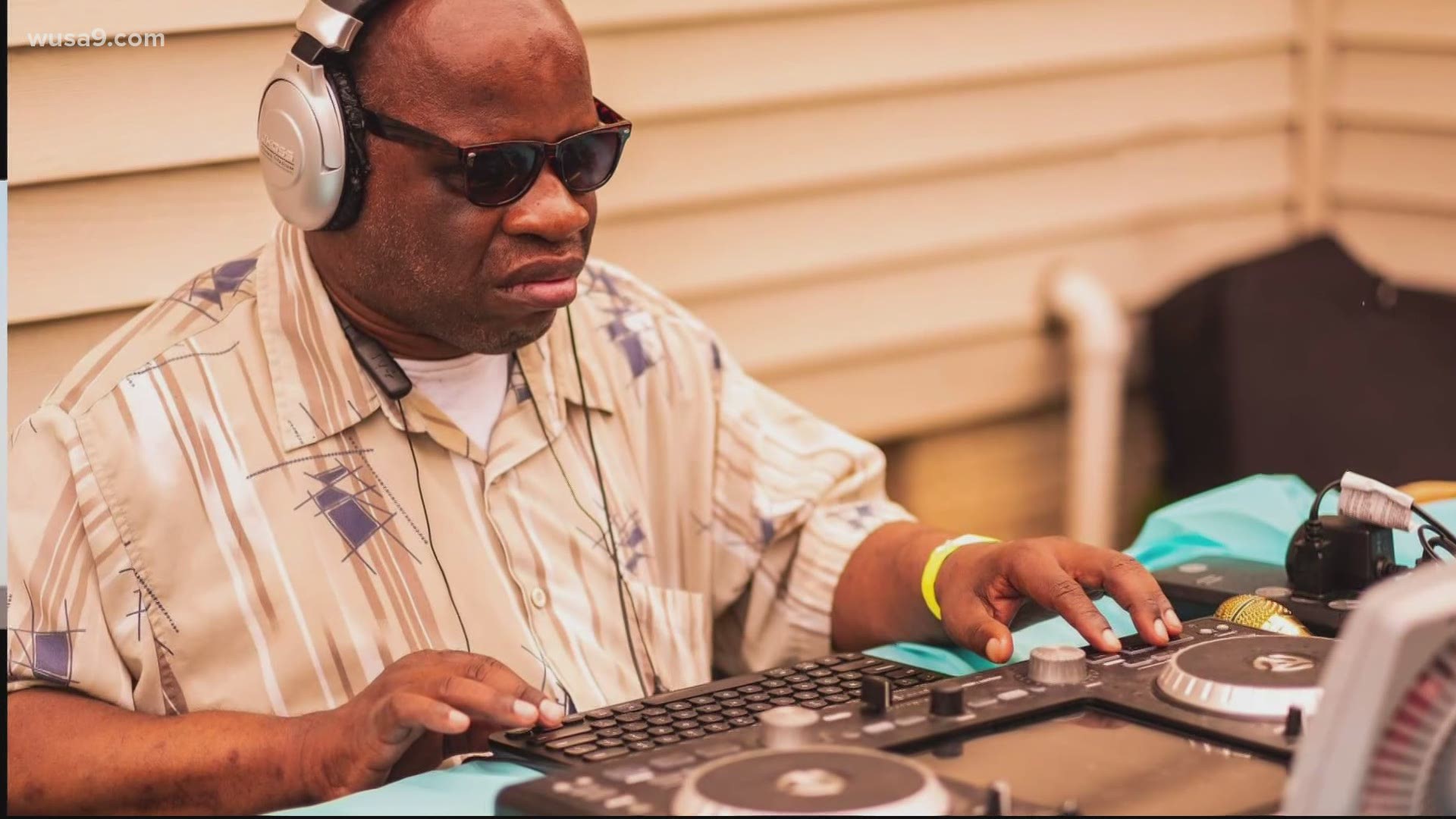 DJ Double M won't let visual challenges keep him from doing what he loves.