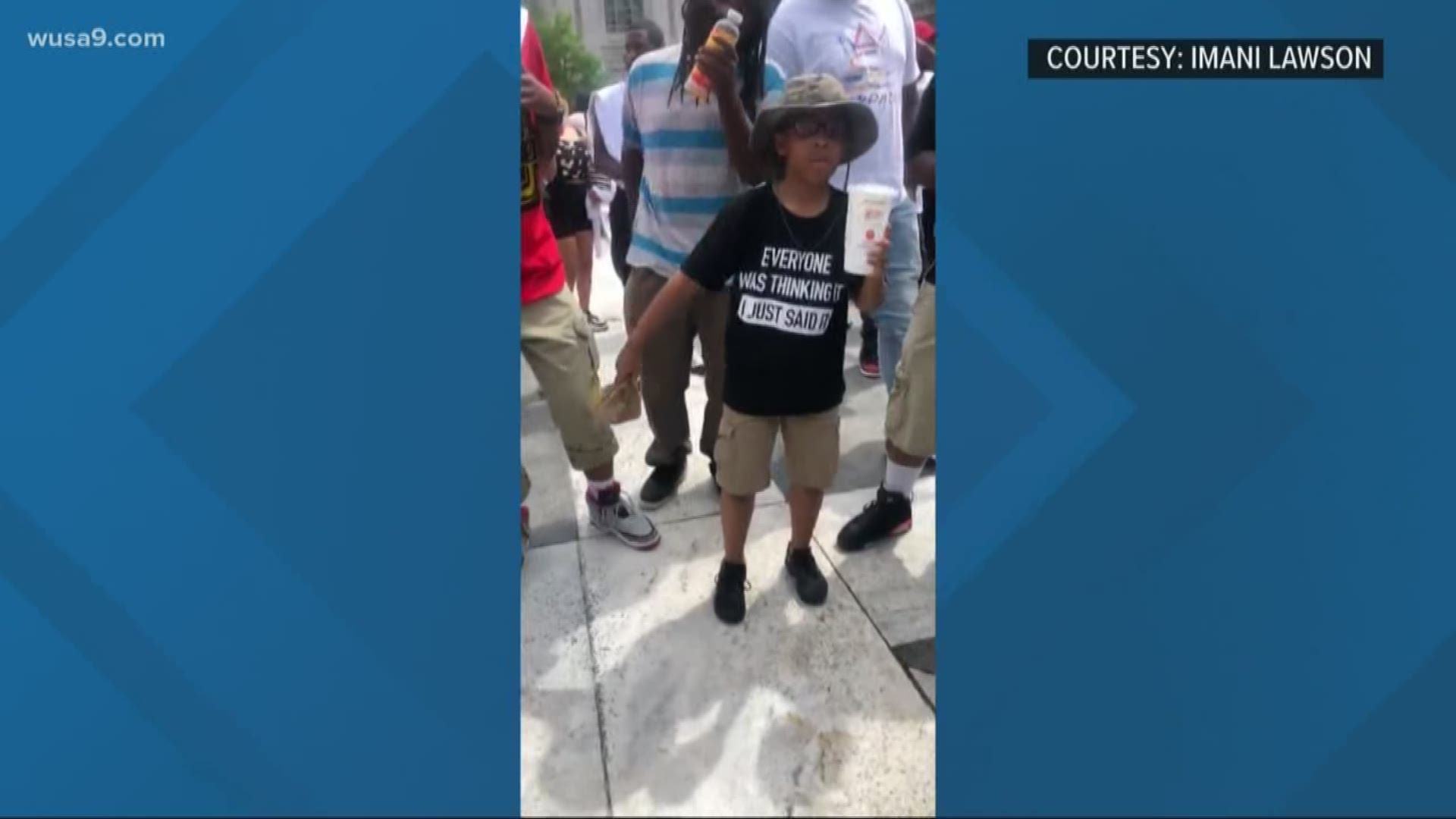 This lil moe is everything D.C. He's beating his feet to go-go music at Moechella. We are obsessed and also impressed by the fact that he didn't drop his McDonald's.
