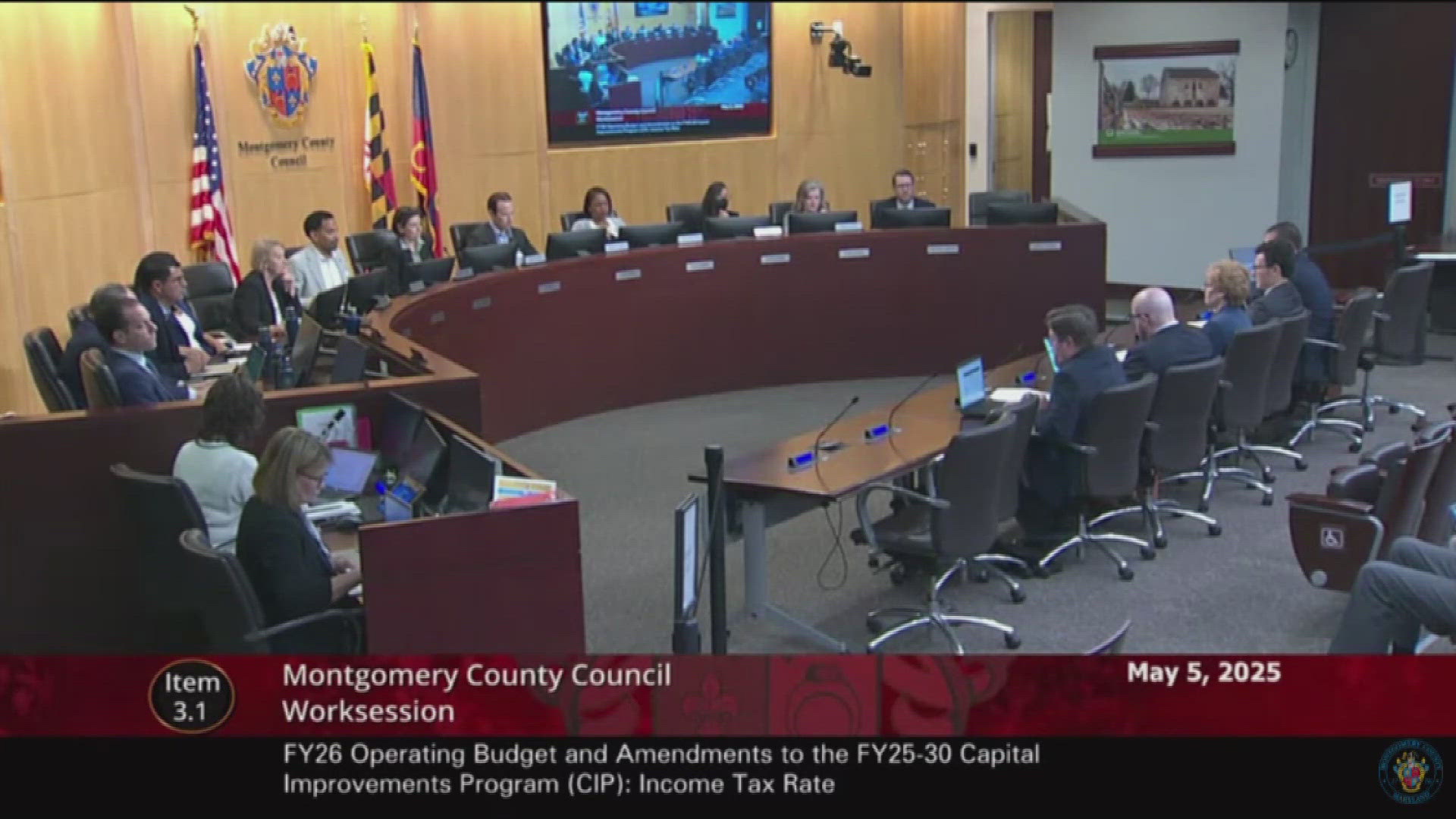 Councilmembers in Montgomery County are discussing what the county's next budget will look like for the next fiscal year. 
