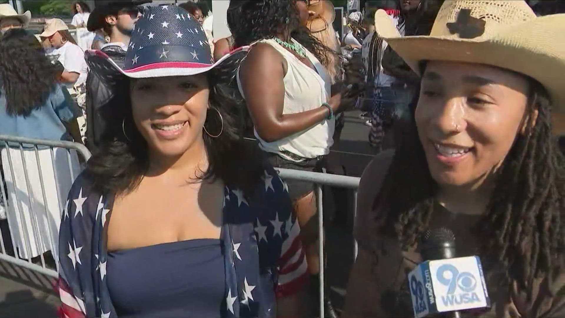 It's a Texas takeover at Northwest stadium as Beyonce prepares to perform as part of her 'Cowboy Carter' tour 