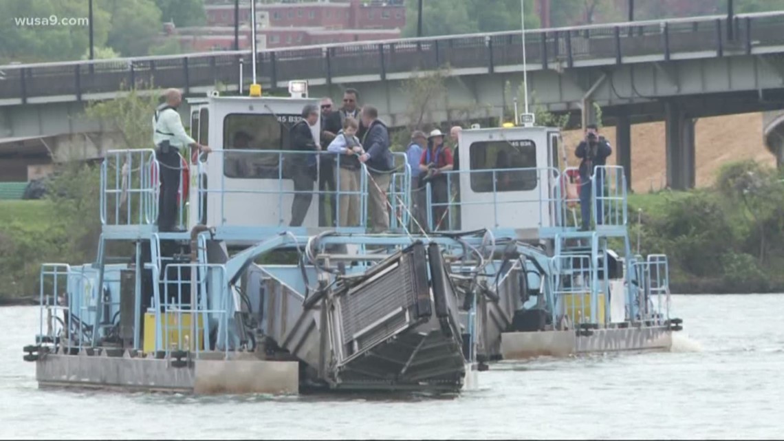 WUSA9 goes in search of buried treasure in the Anacostia River