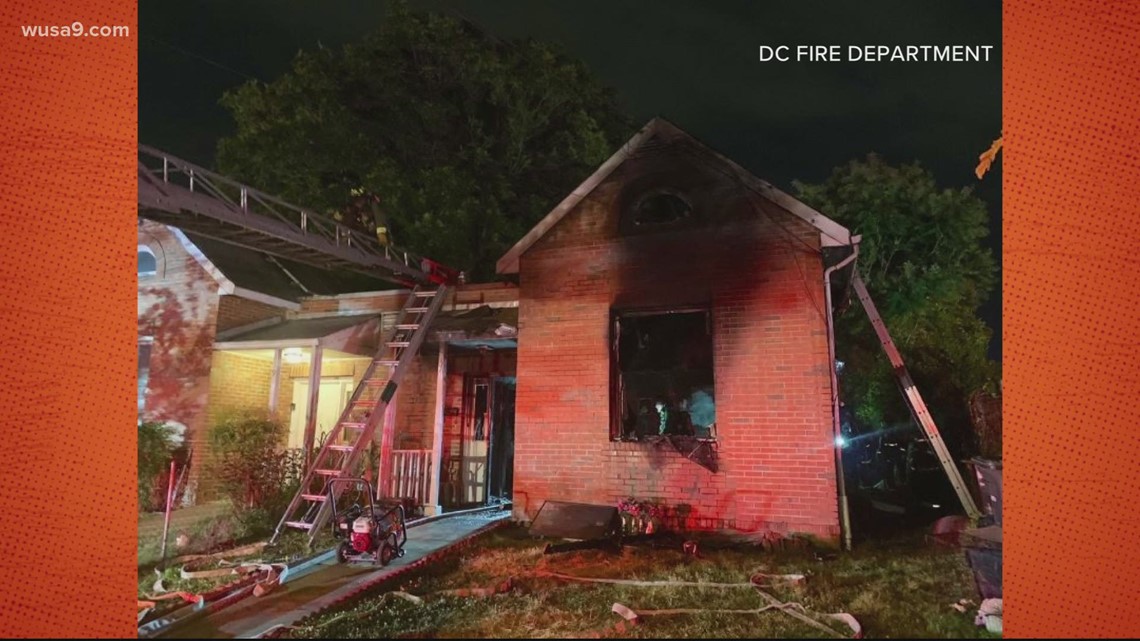 3 adults, 3 children rushed to hospital after house fire in SE DC ...