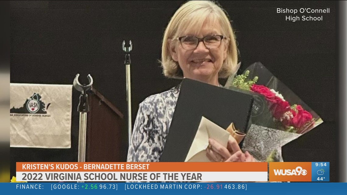 A very special kudos for Virginia's School Nurse of the Year