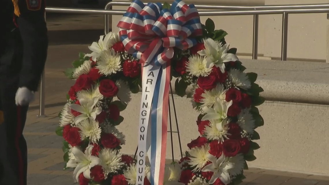Arlington wreath ceremony honors 9/11 victims | wusa9.com