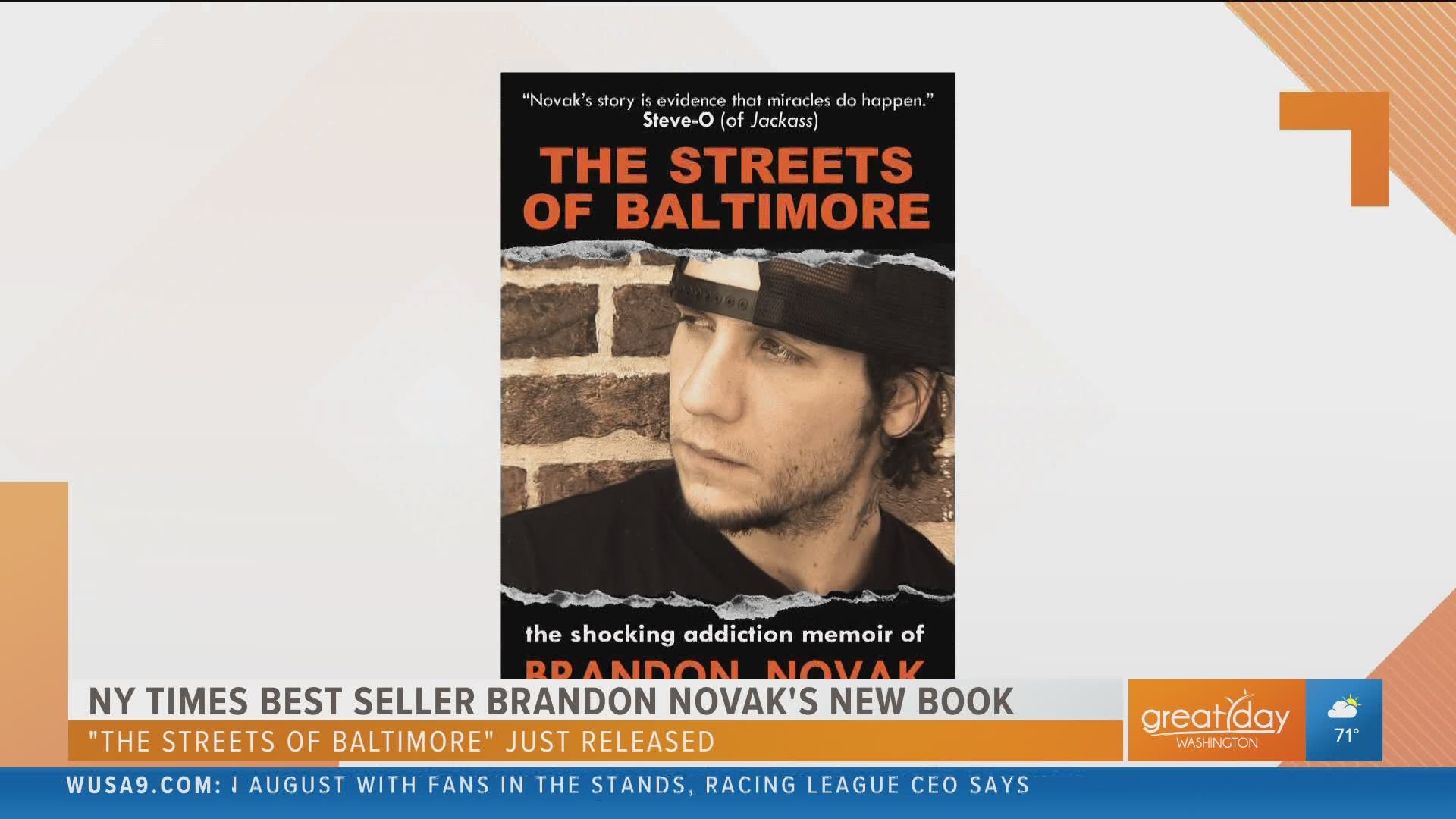MTV star, author and Maryland native Brandon Novak shares his struggles with addiction and why these times can be tough for those who are combating addiction.