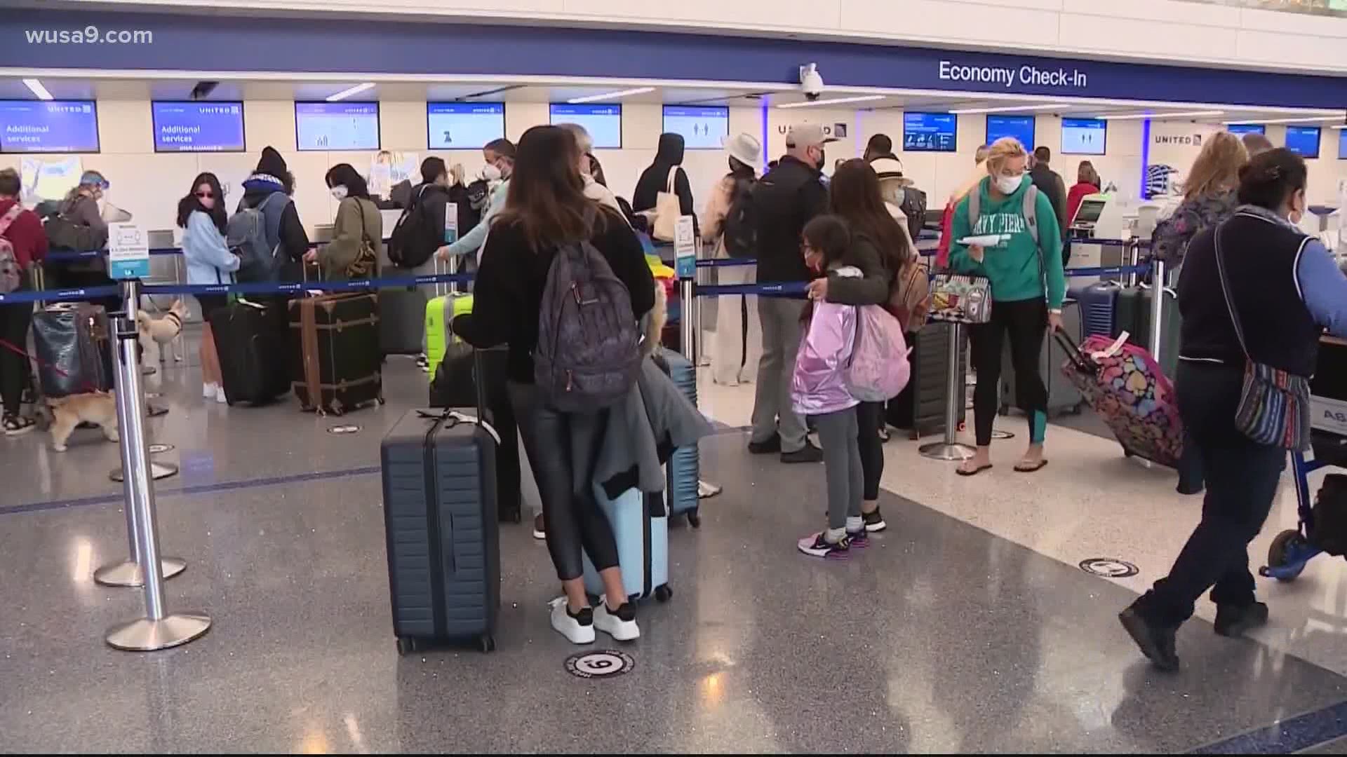 A business owner who has dozens of stores at DMV airports shares how her employees have been impacted by the coronavirus as people travel less this holiday season.