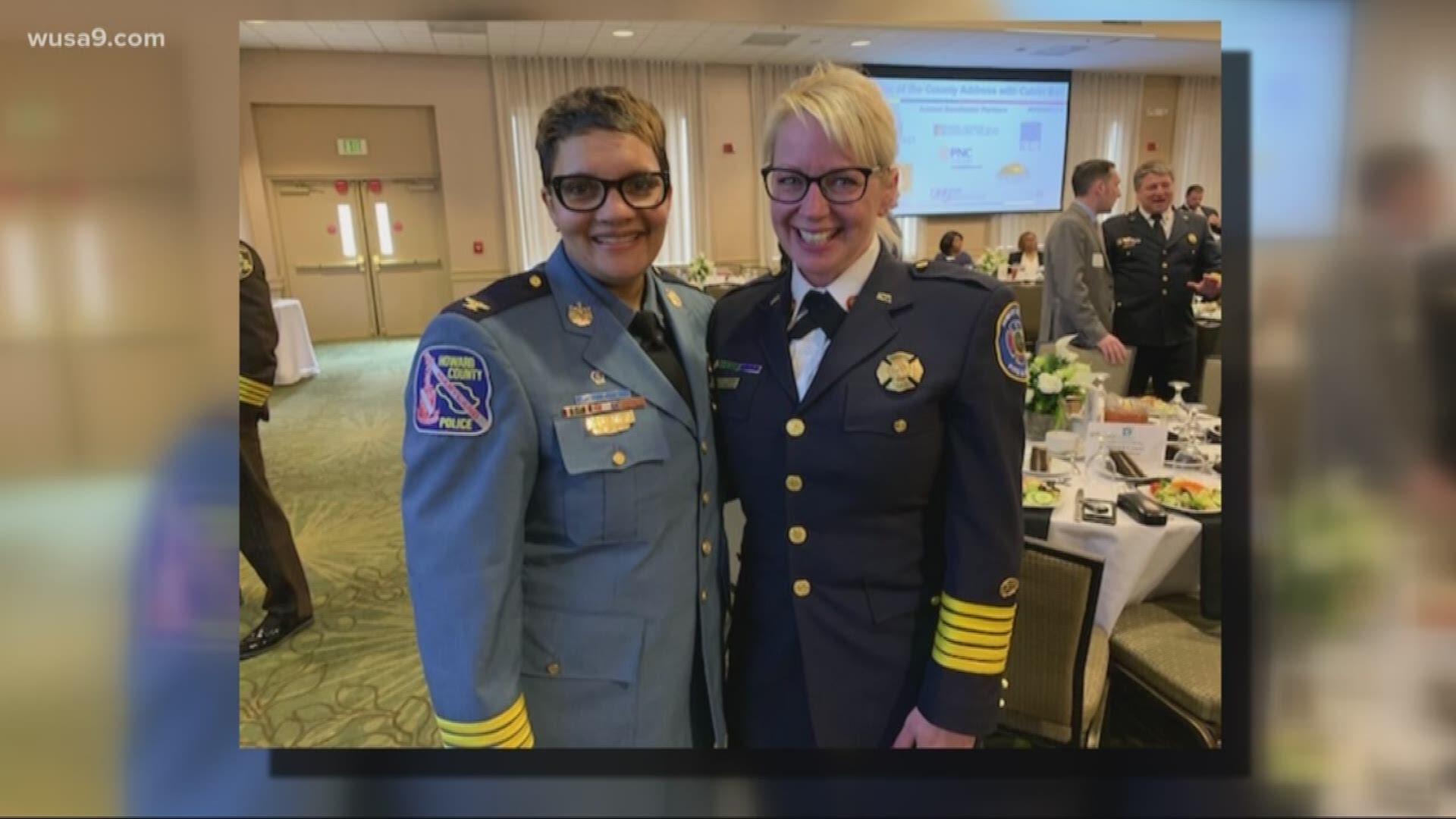 Women are leading the fire and police departments in Howard County.