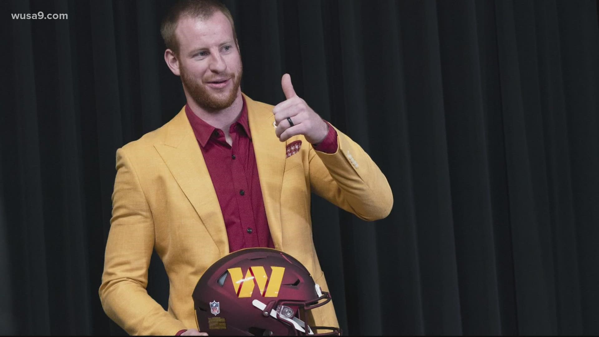 If Carson Wentz plays like the way he dresses, he's off to a strong start in DC.