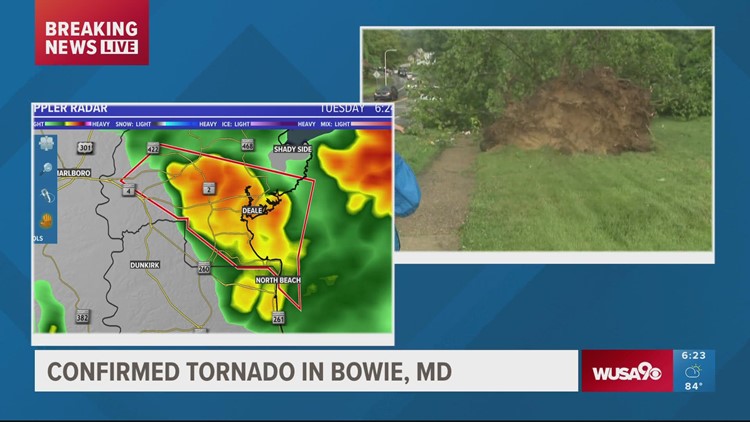 Bowie residents caught storm on their Ring camera